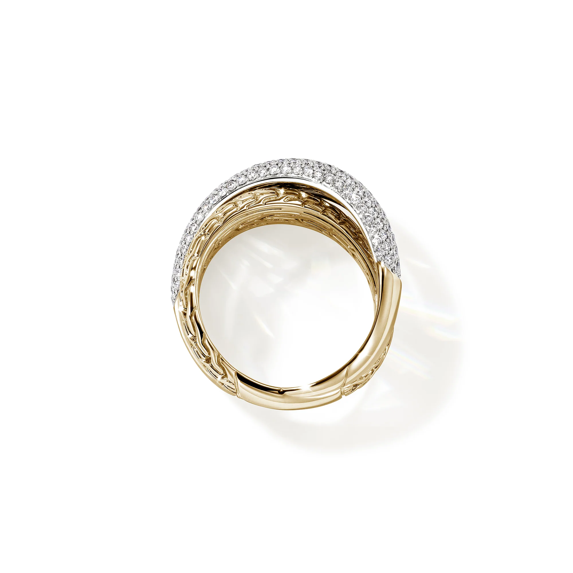 Artisan Series Carved Chain Ring|RGP02324WDI - Image 4