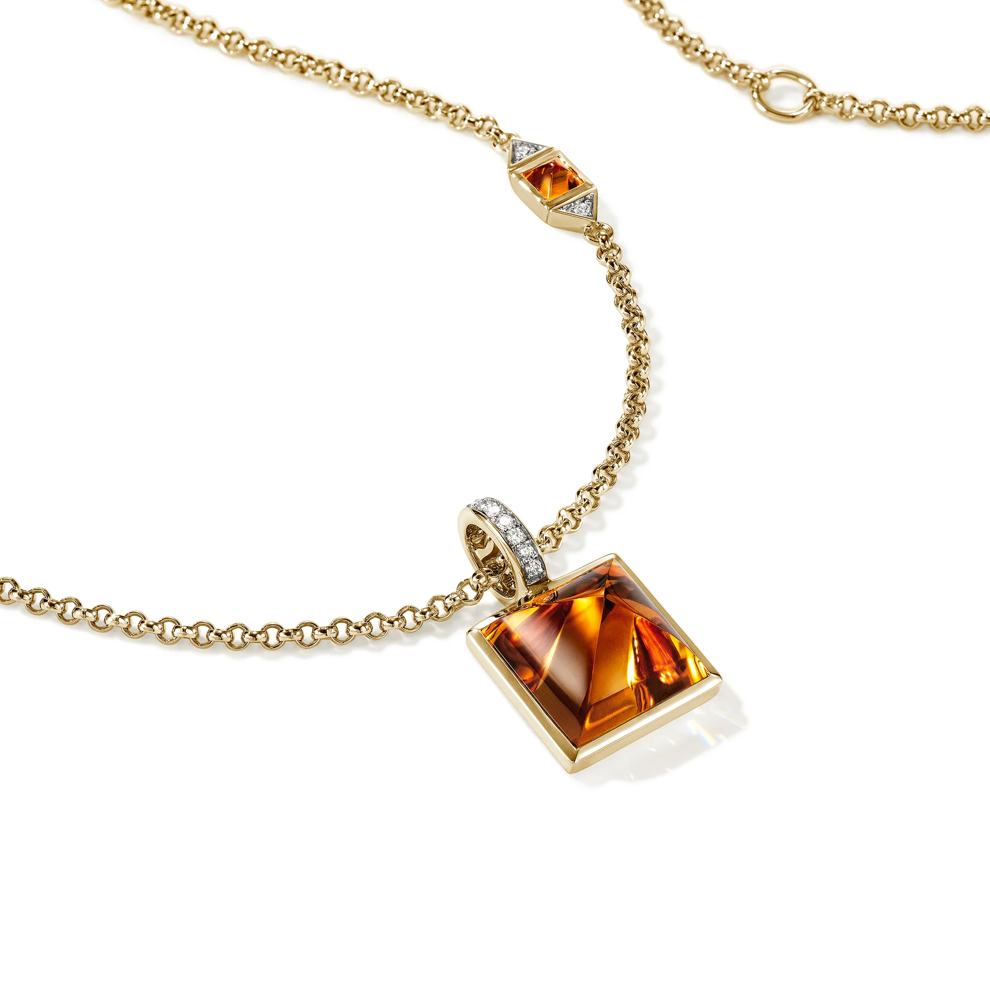 Artisan Series Icon Stud Pendant Necklace|NGS972251MCIDI - Image 2