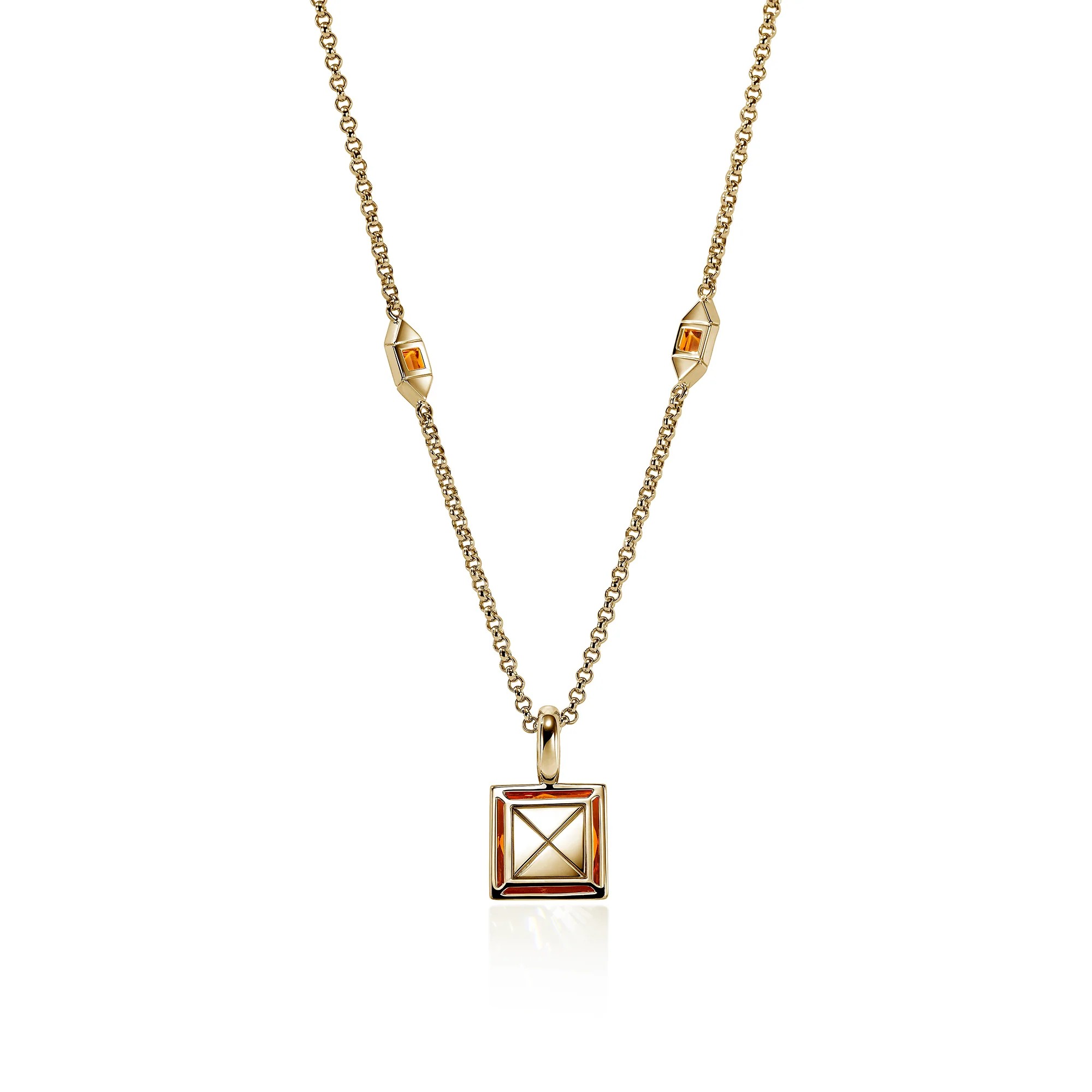Artisan Series Icon Stud Pendant Necklace|NGS972251MCIDI - Image 4