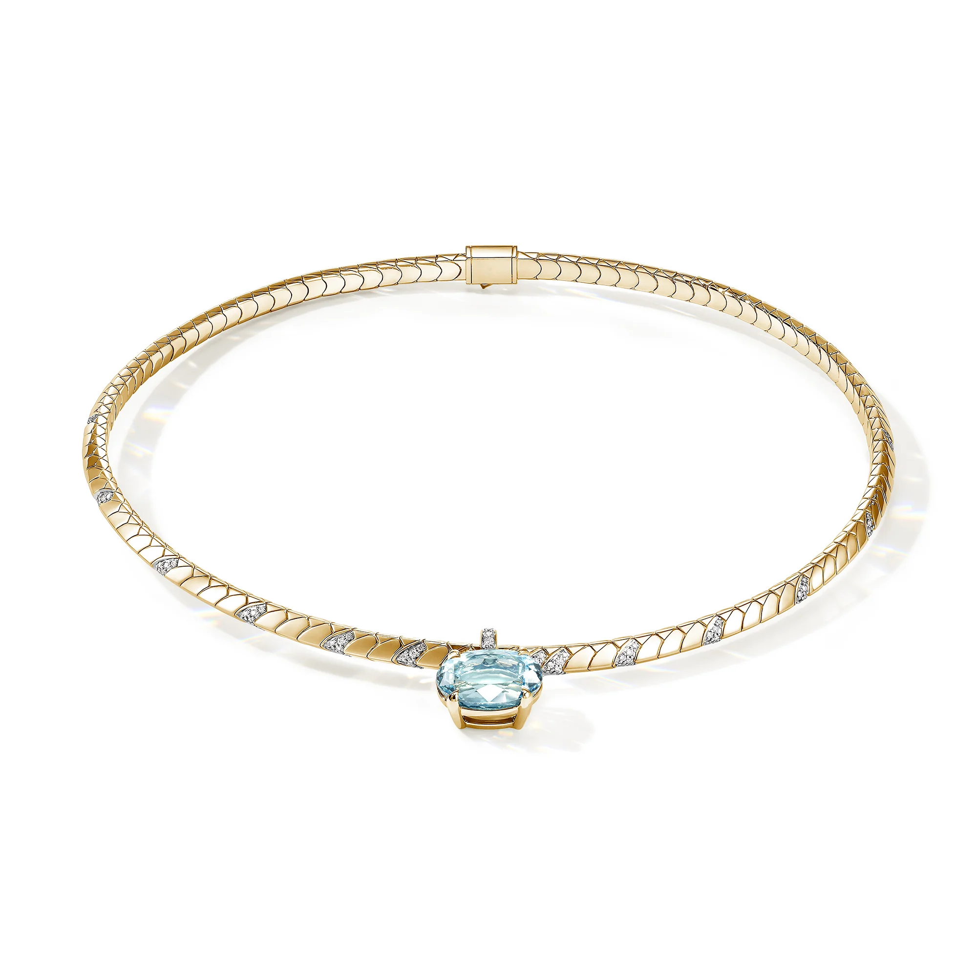 Artisan Series Naga Flex Choker With Pendant|NGS603921AQDI - Image 3