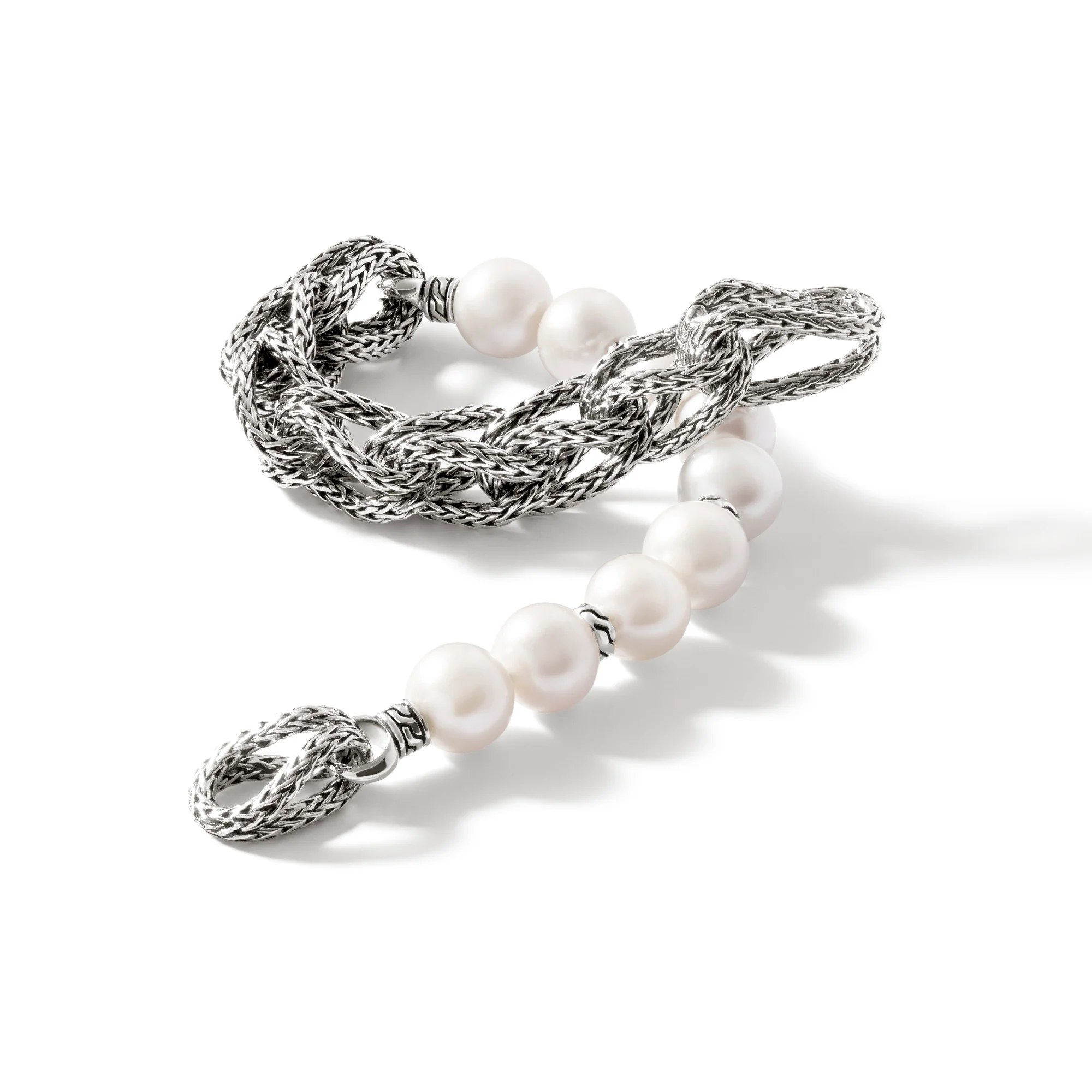Surf Bracelet, Silver, Pearls, 10.5MM|BU900936 - Image 3
