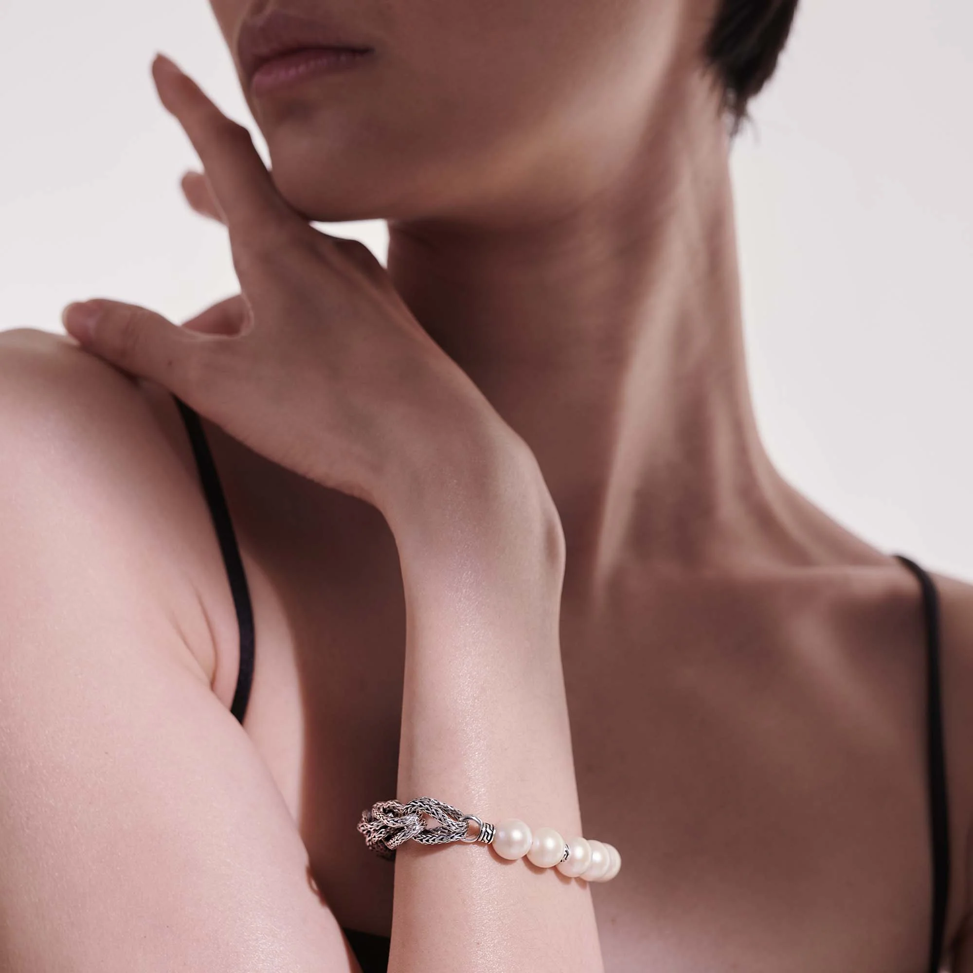 Surf Bracelet, Silver, Pearls, 10.5MM|BU900936 - Image 6