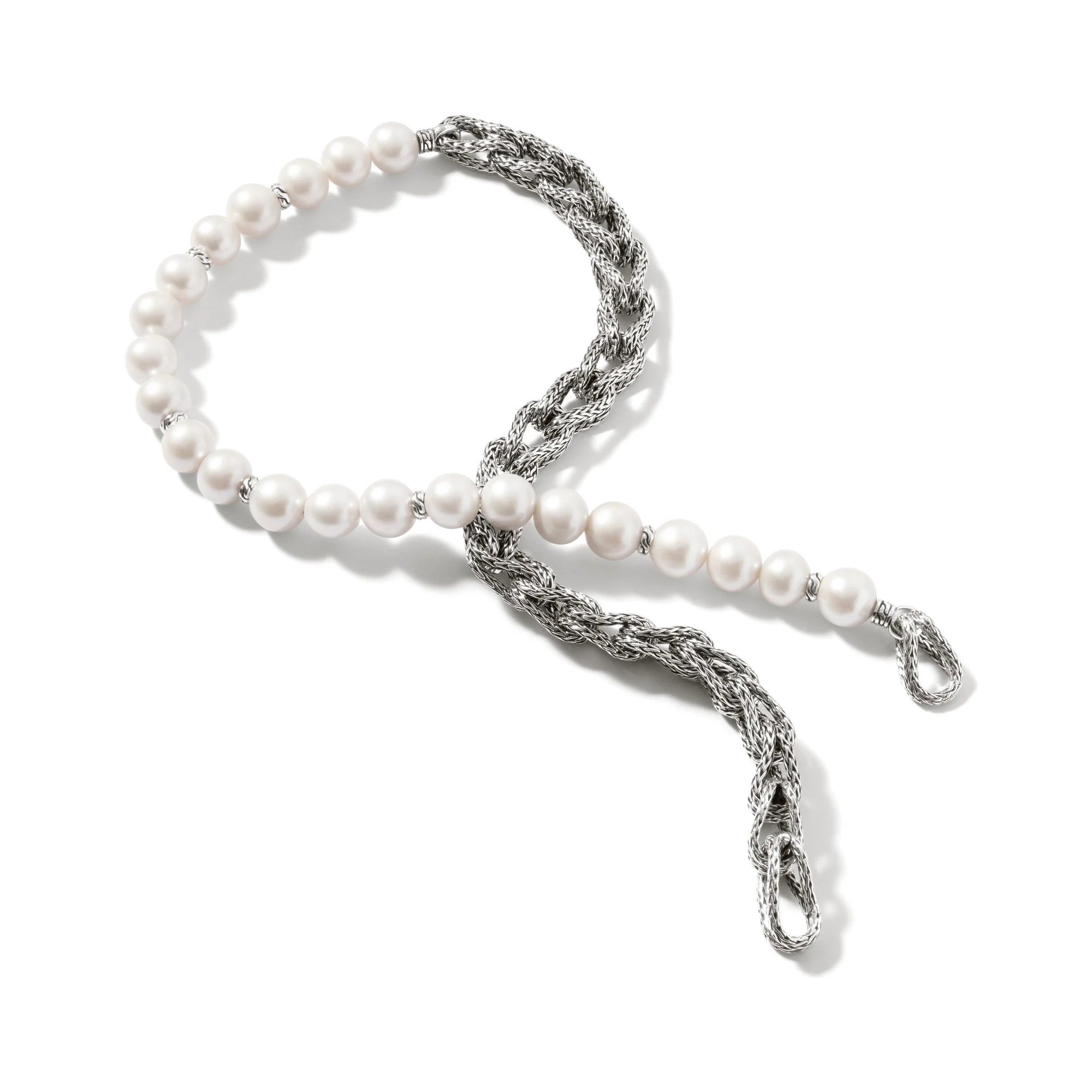 Surf Necklace, Sterling Silver, Pearls, 10.5MM|NB900797 - Image 4