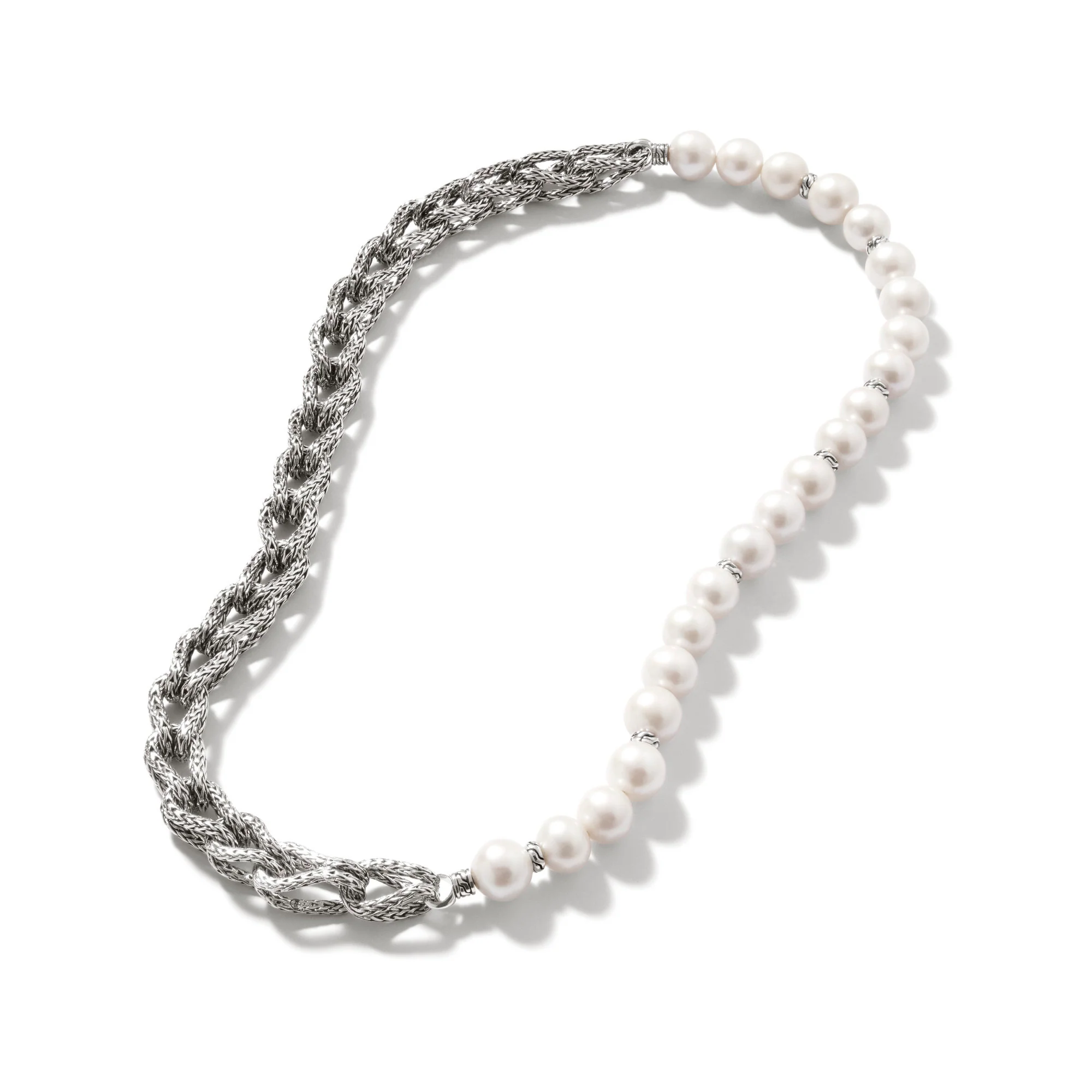 Surf Necklace, Sterling Silver, Pearls, 10.5MM|NB900797 - Image 5