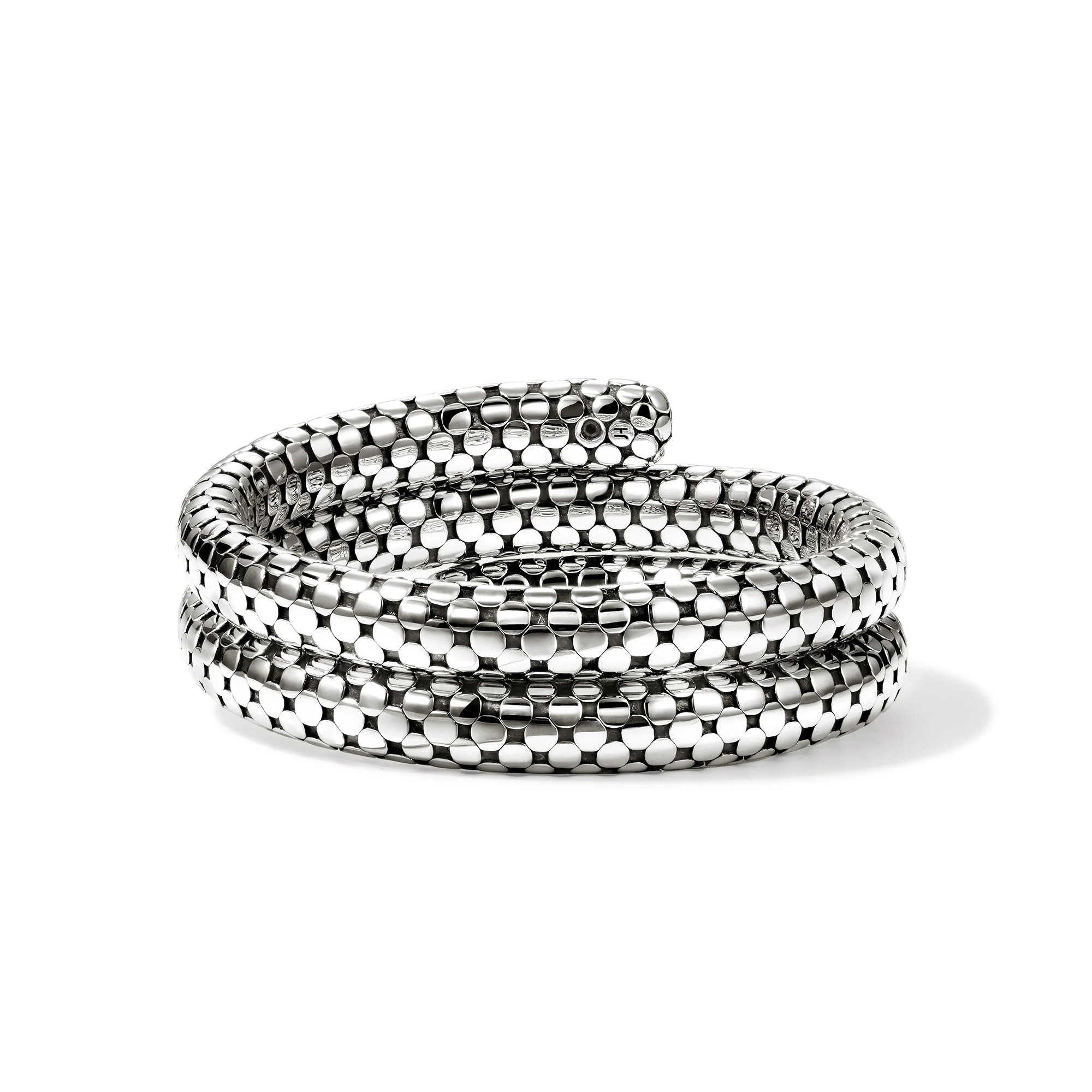 Dot Coil Bracelet, Sterling Silver|BB30173 - Image 4