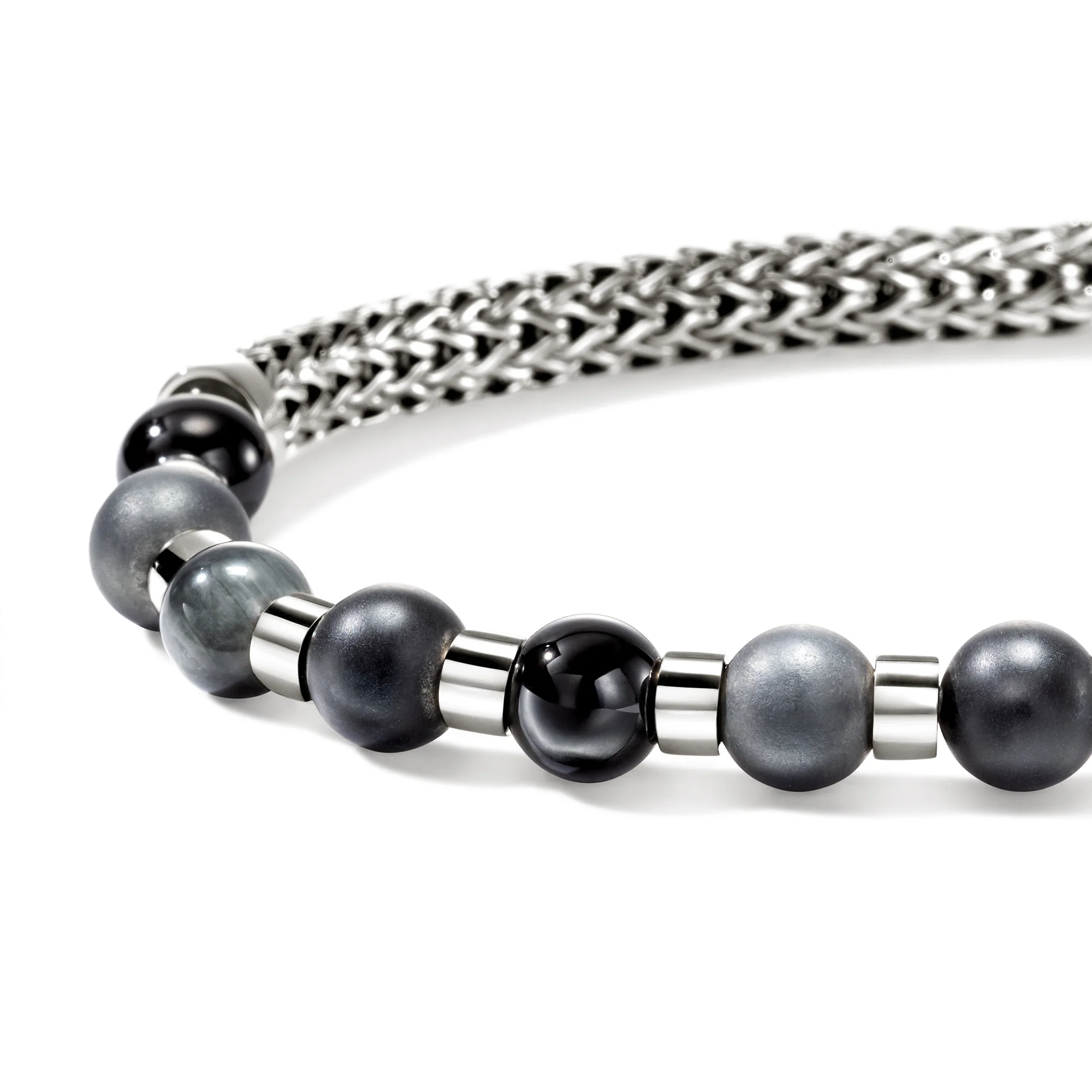 Beaded Bracelet, Sterling Silver, Hardstones|BUS989601BONHE - Image 2