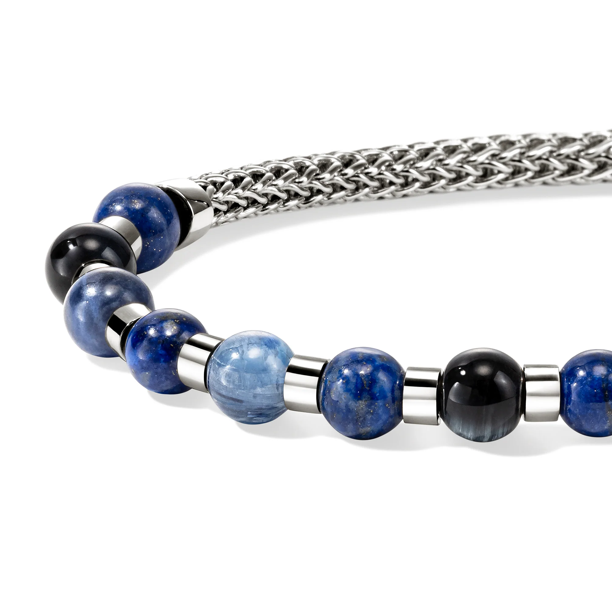Beaded Bracelet, Sterling Silver, Hardstones|BUS989601LPZKN - Image 2