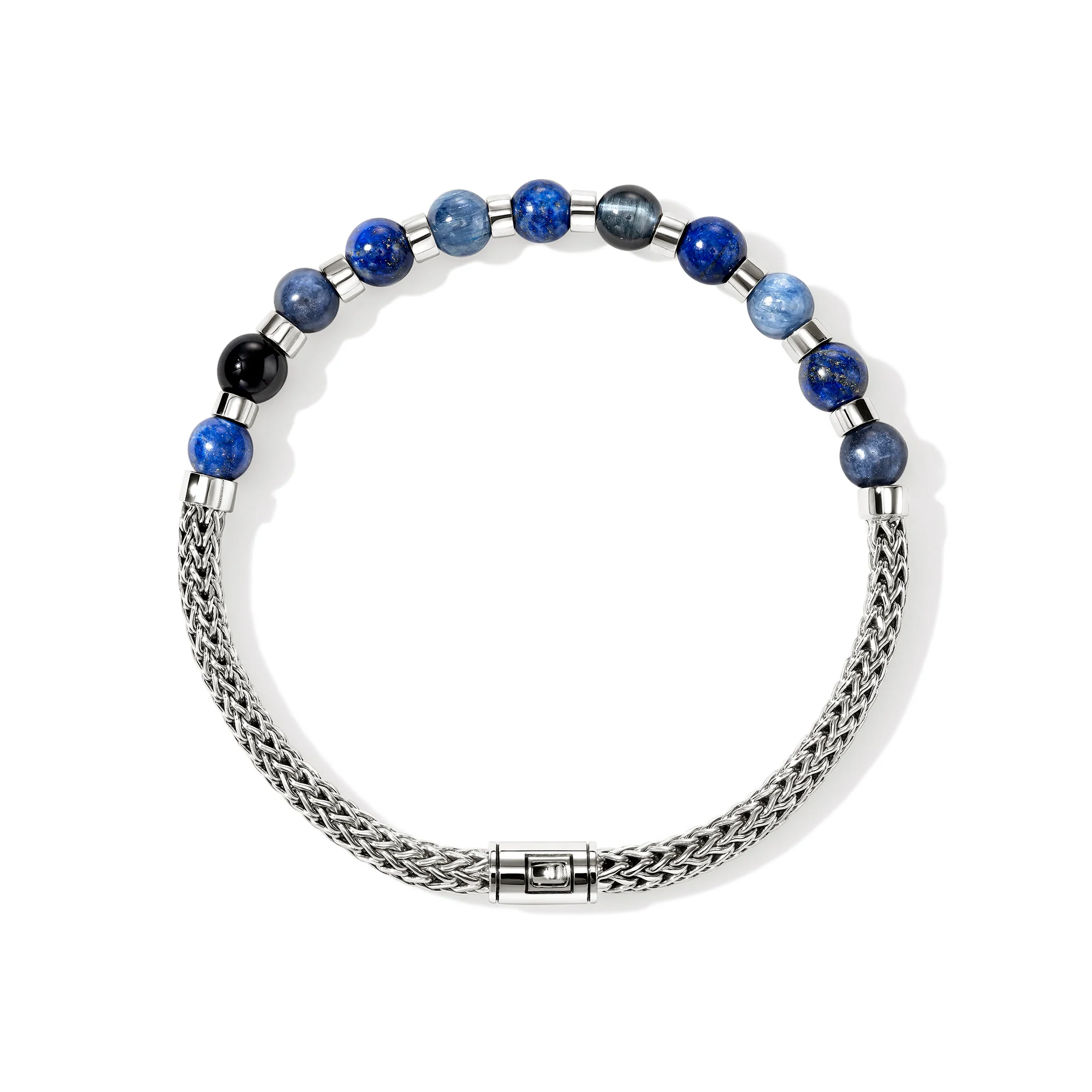 Beaded Bracelet, Sterling Silver, Hardstones|BUS989601LPZKN - Image 3