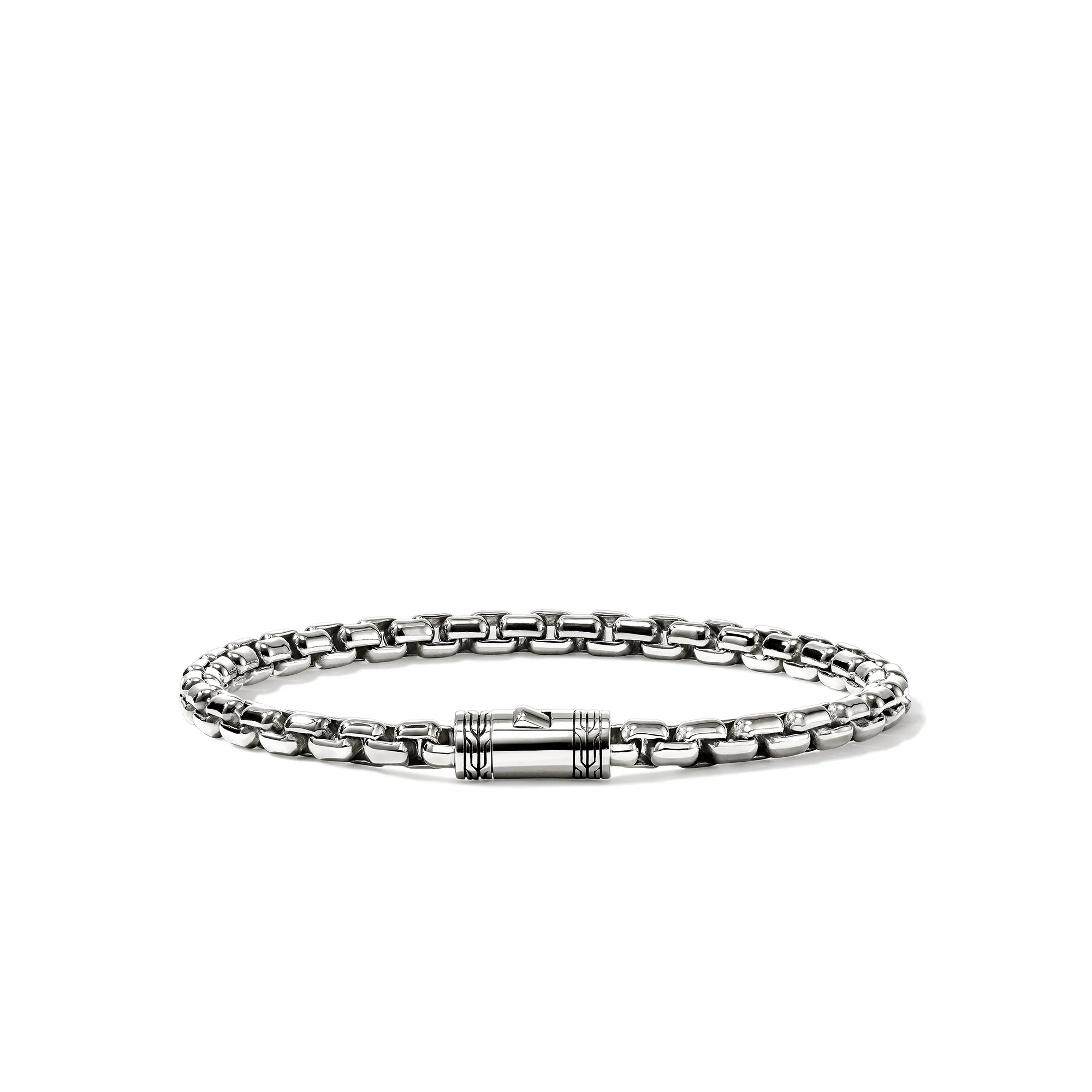 Box Chain Bracelet, Sterling Silver, 4.8MM|BU98804 - Image 3