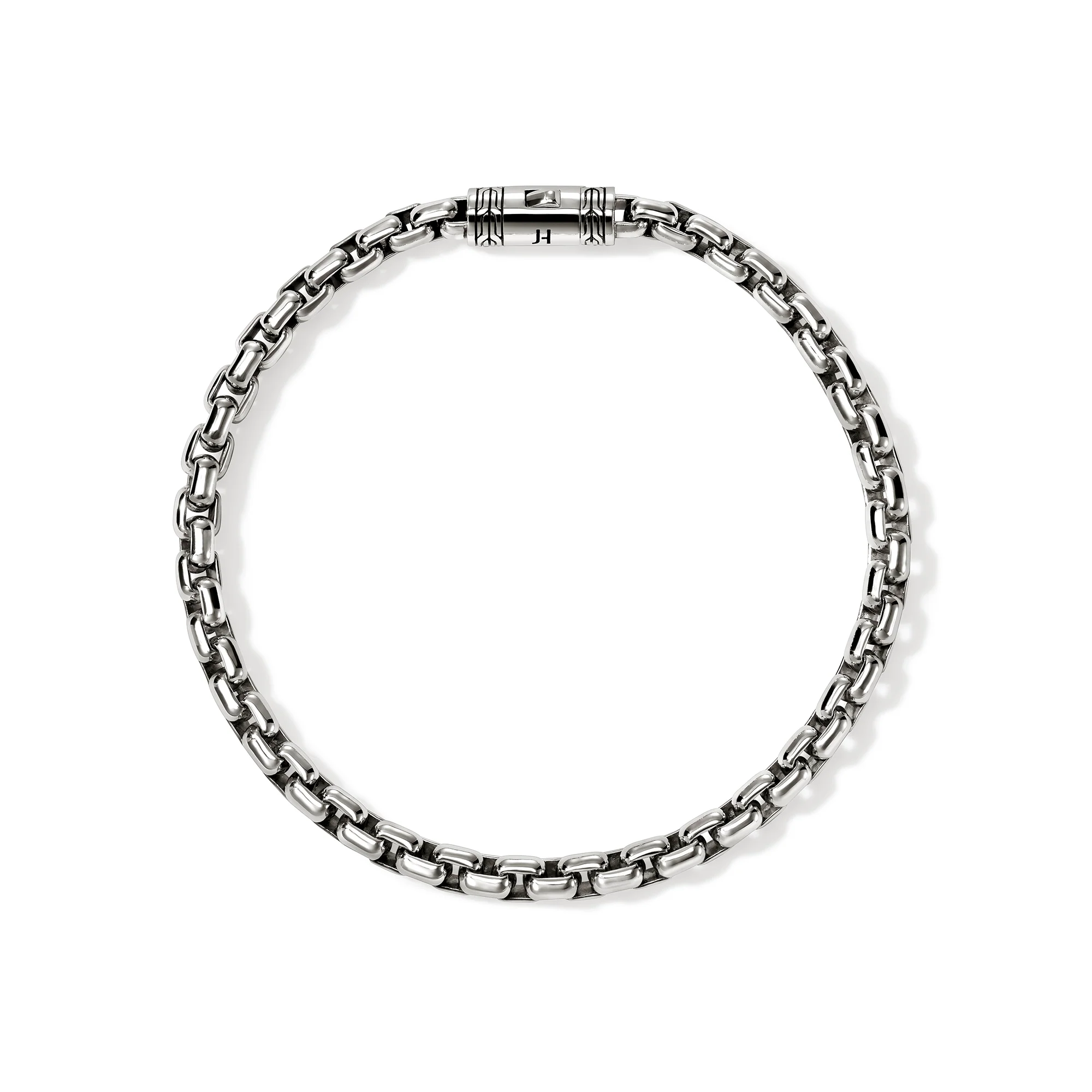 Box Chain Bracelet, Sterling Silver, 4.8MM|BU98804 - Image 4