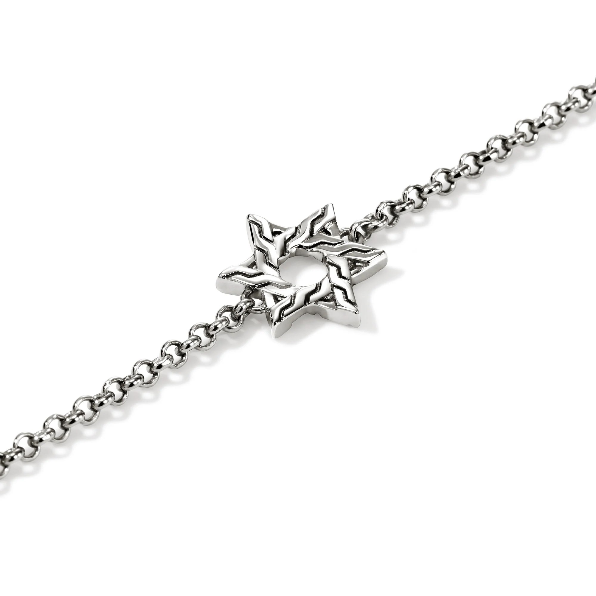 JH Essential Star of David Bracelet, Sterling Silver|BU98942 - Image 2