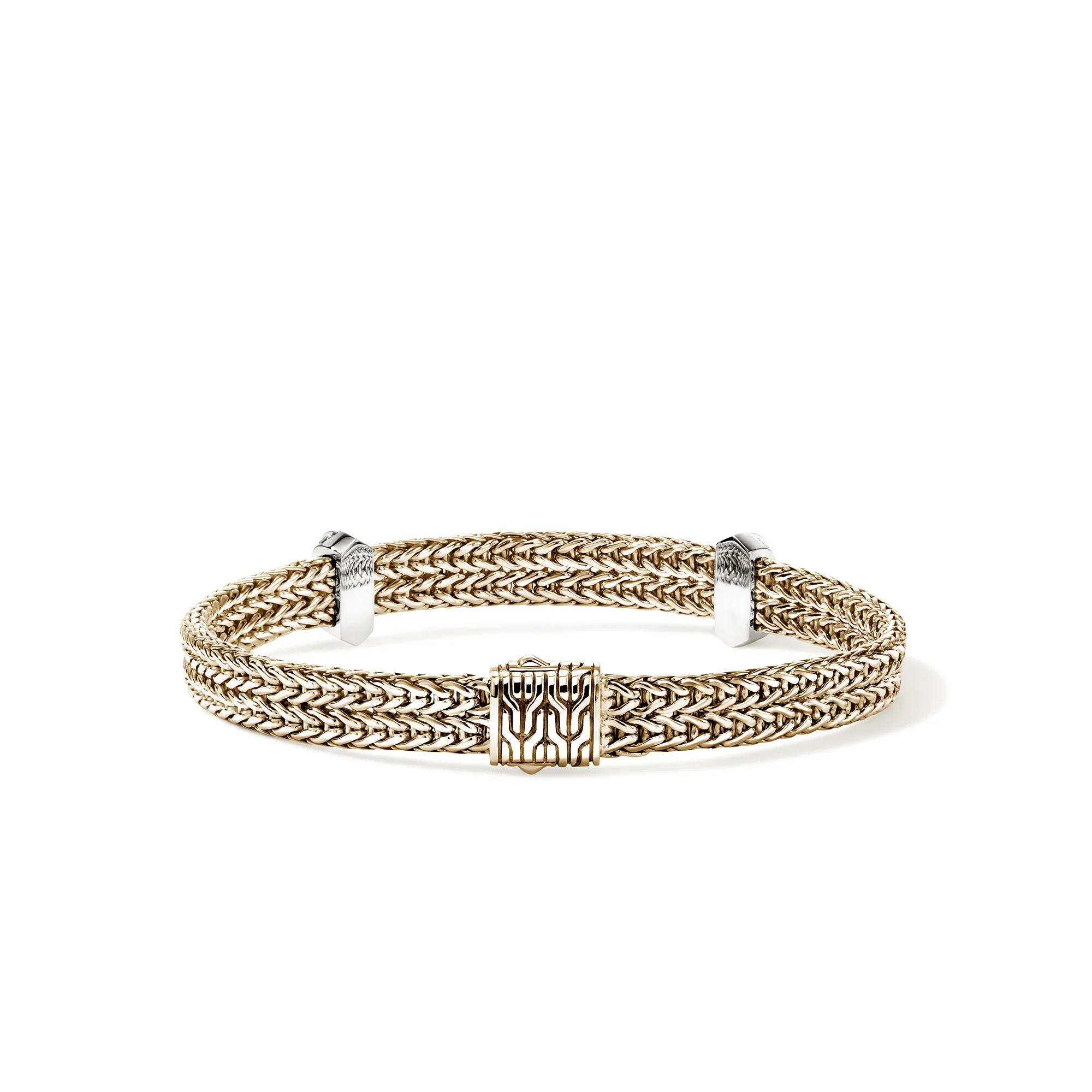Icon Link Bracelet, Gold, Diamonds, 6MM|BUGGX989792DI - Image 3