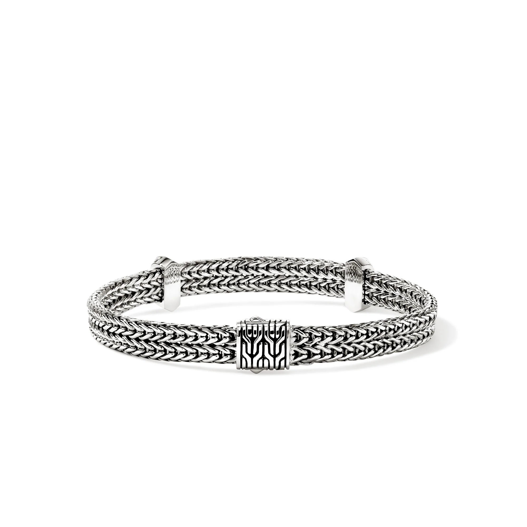 Icon Link Bracelet, Sterling Silver, Diamonds, 6MM|BUP989792DI - Image 3
