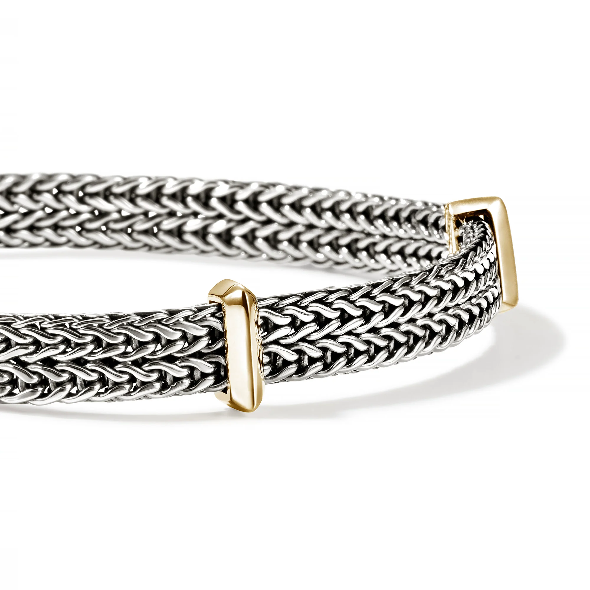 Icon Link Bracelet, Sterling Silver, Gold, 6MM|BUZZ98978 - Image 2