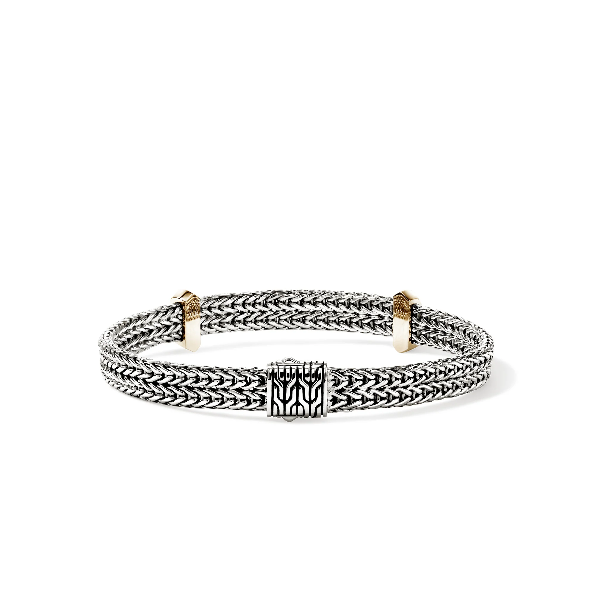 Icon Link Bracelet, Sterling Silver, Gold, 6MM|BUZZ98978 - Image 3