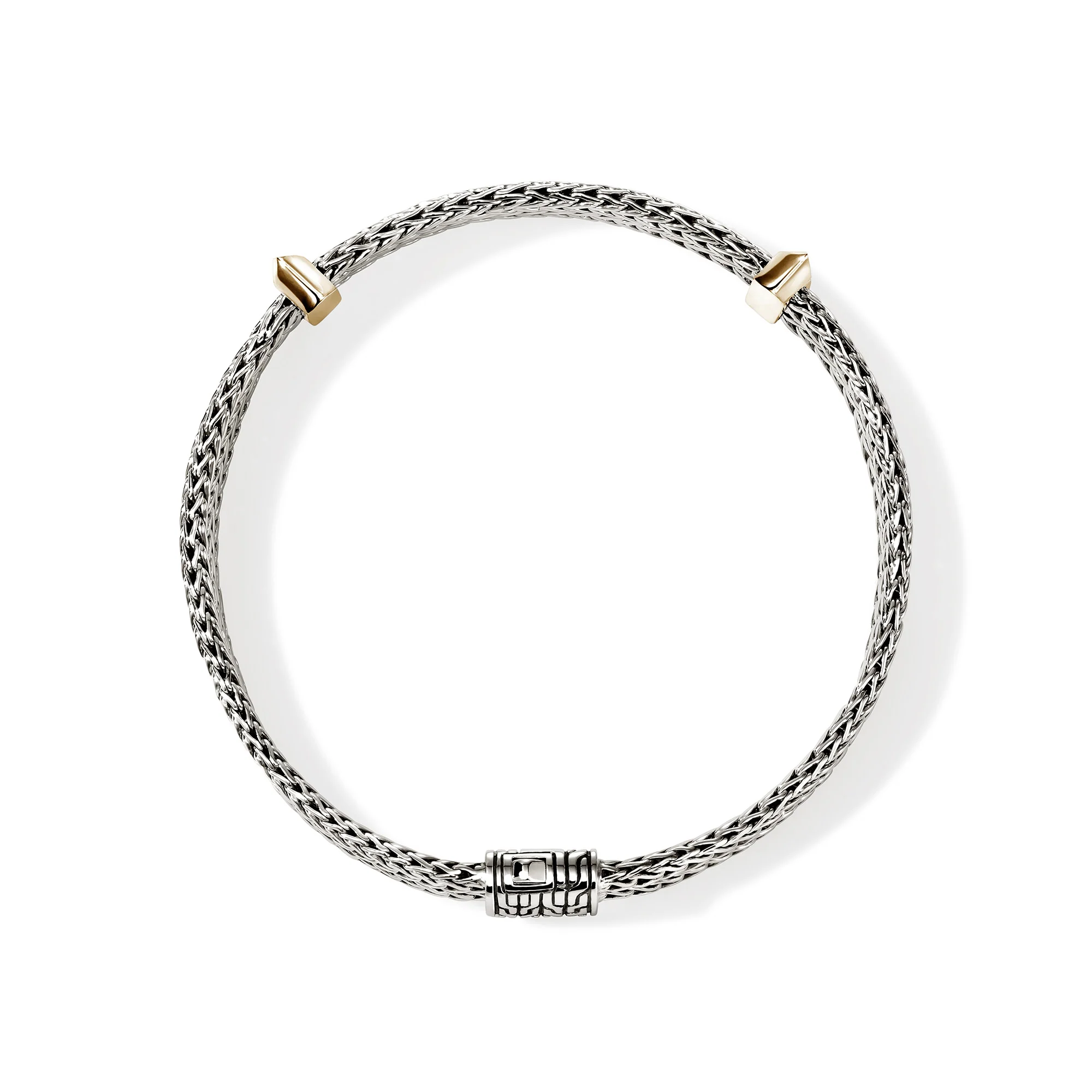 Icon Link Bracelet, Sterling Silver, Gold, 6MM|BUZZ98978 - Image 4