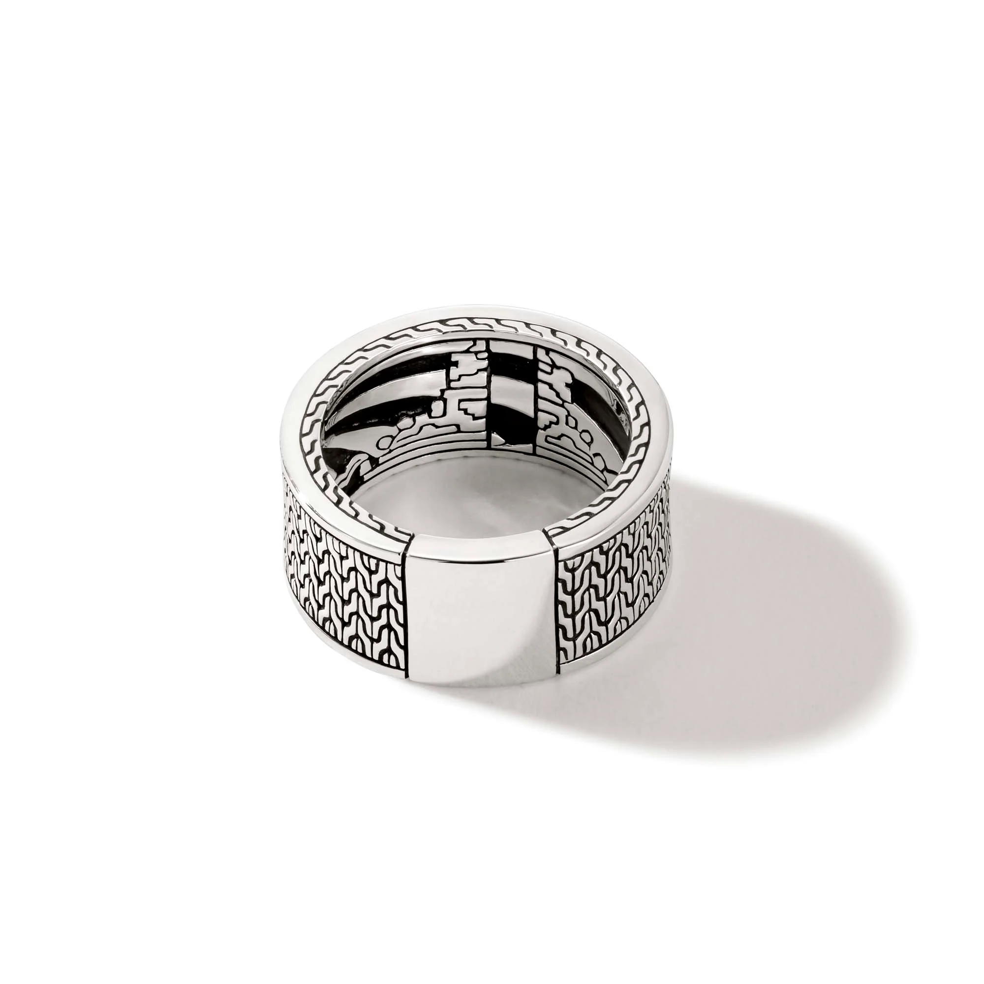 Icon 50 Ring, Gold, Silver, Gemstones|RMZS9009795MOPTQBM - Image 5