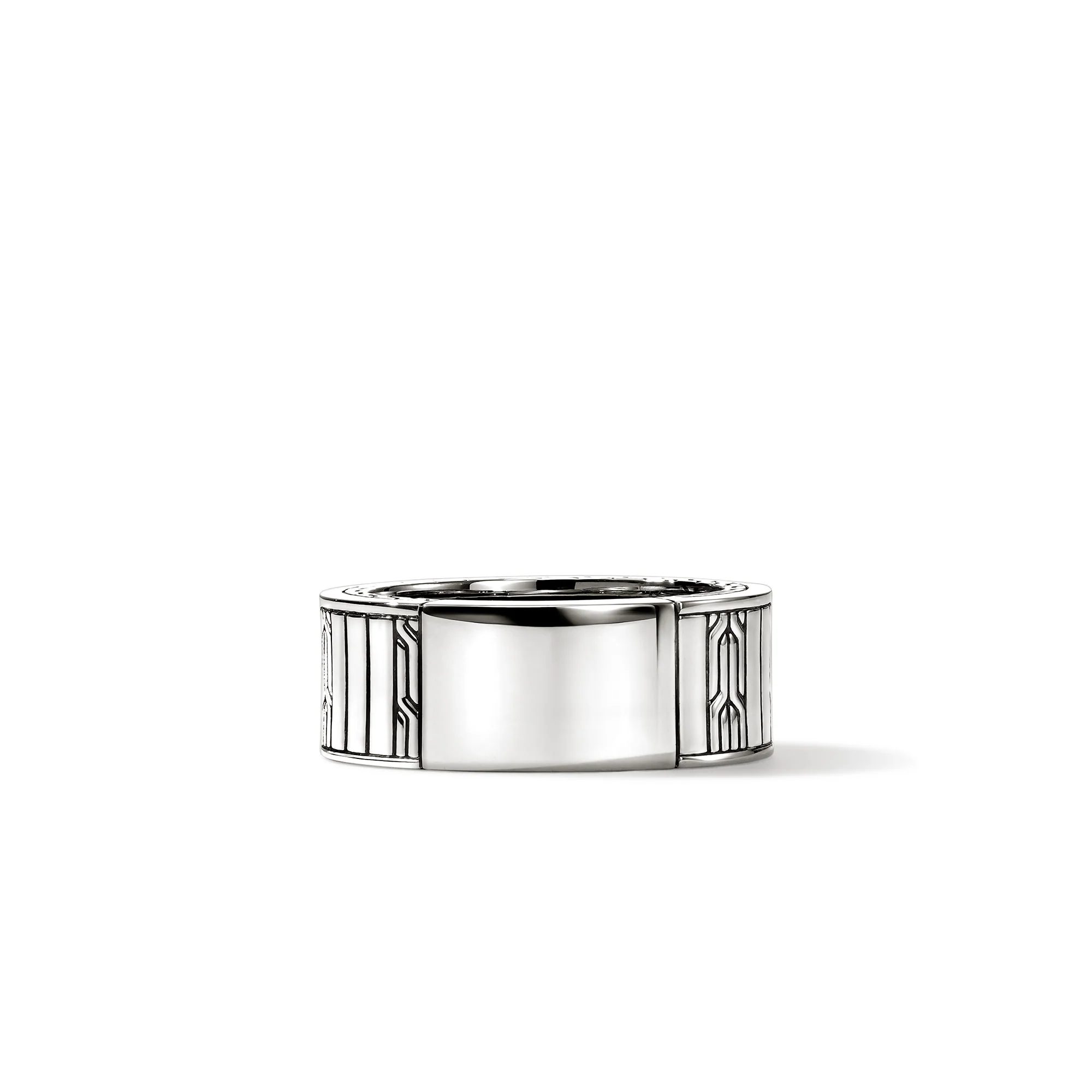 Icon 50 Ring, Sterling Silver, Hardstones|RMS988021TEPY - Image 3