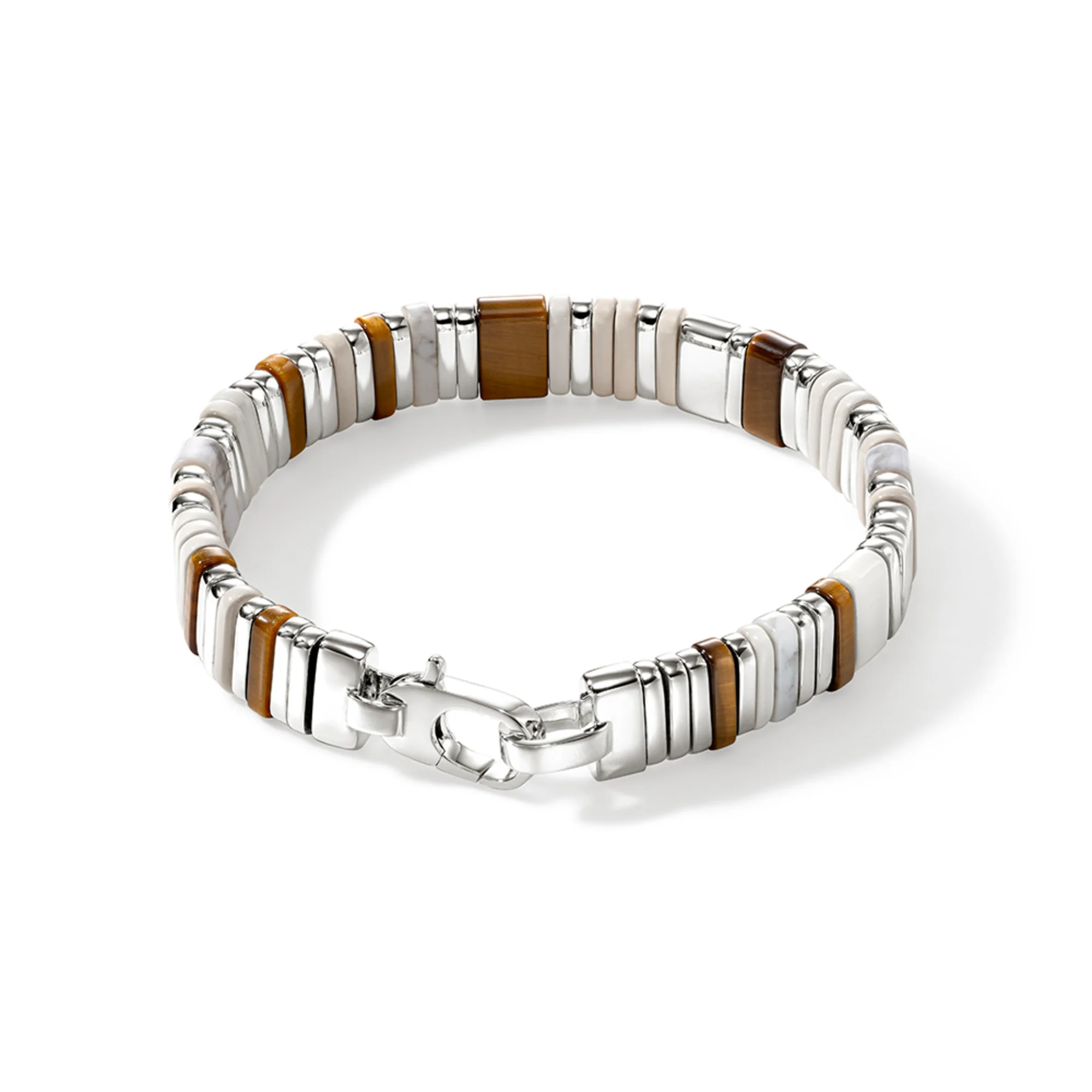 Colorblock Bracelet, Silver|BUS9010521LBRTEHL - Image 3