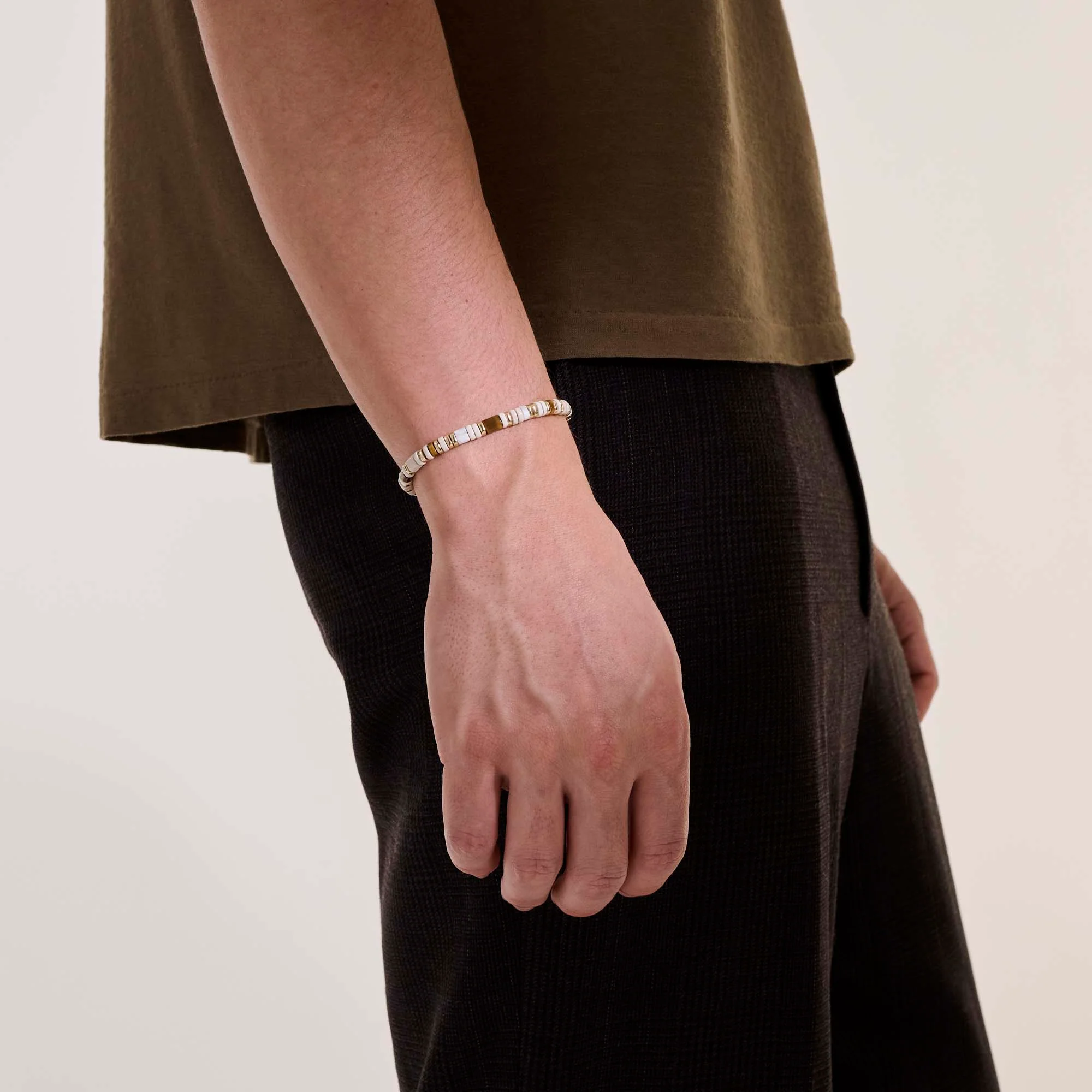 Colorblock Bracelet, Gold|BZZS90122511LBRTEHL - Image 7