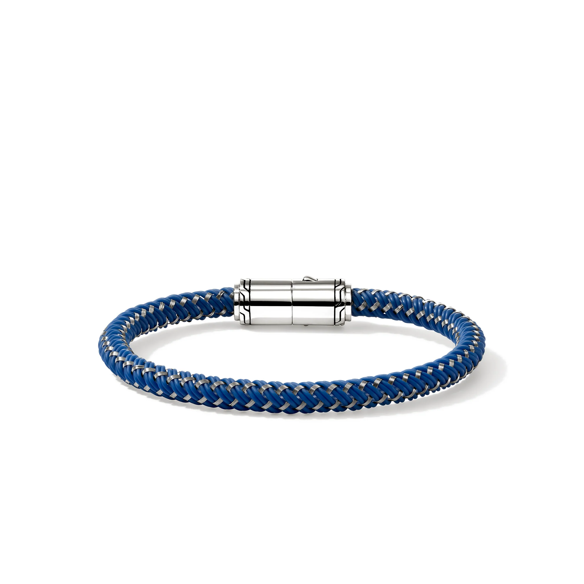 Cord Bracelet, Sterling Silver, Rubber|BU98688BUST - Image 3