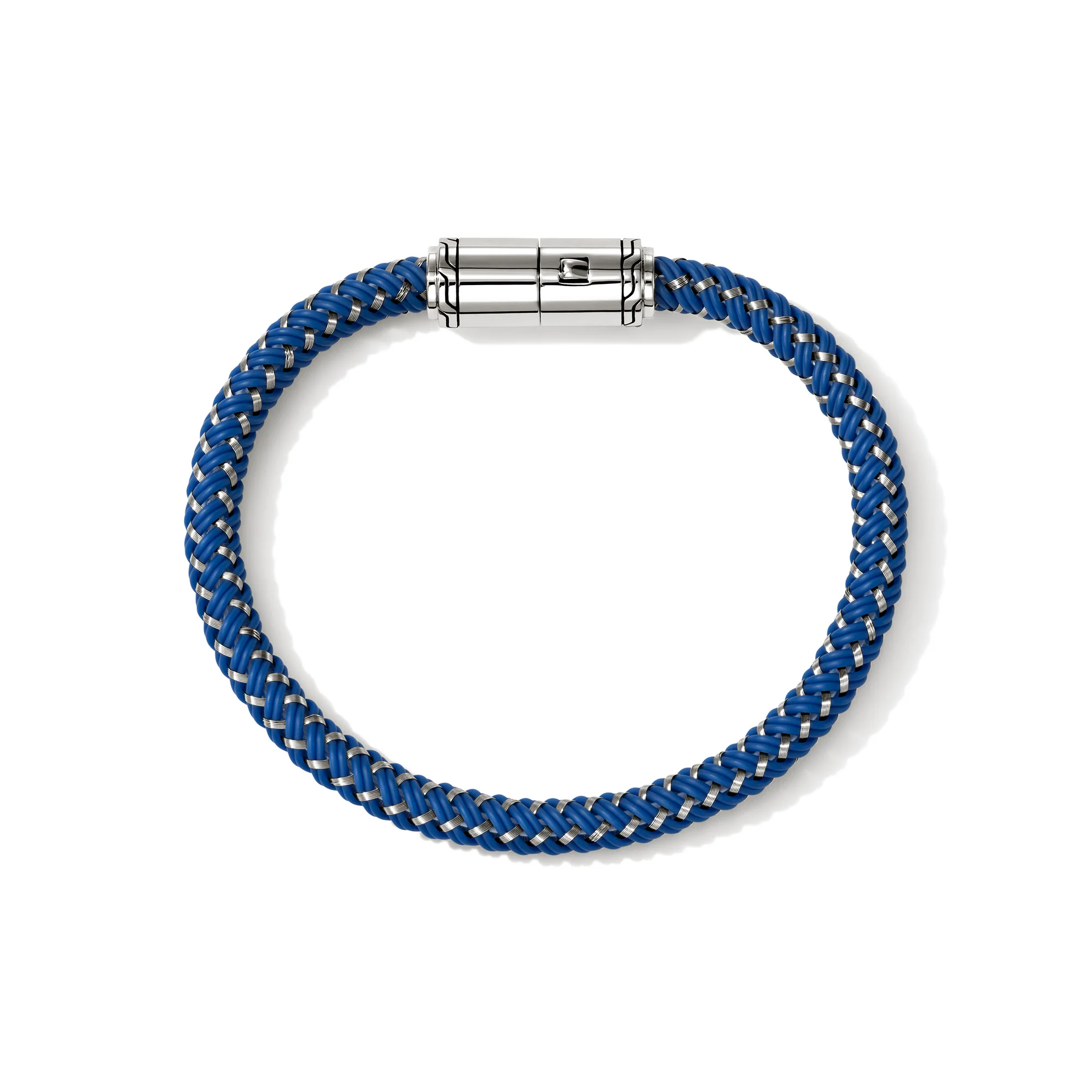 Cord Bracelet, Sterling Silver, Rubber|BU98688BUST - Image 4