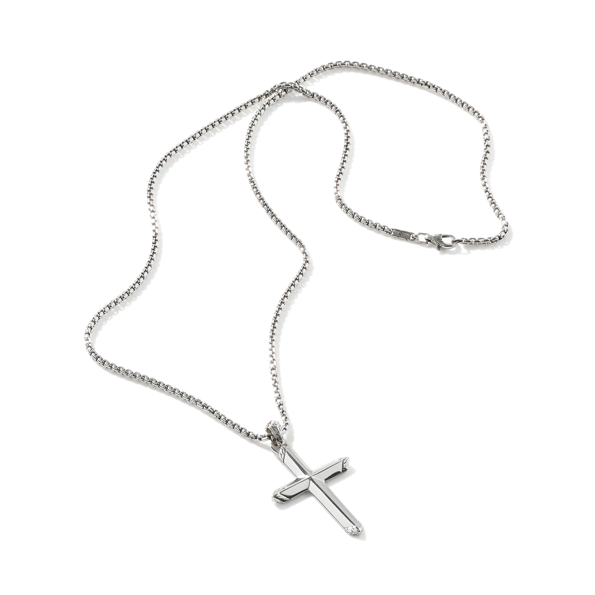 Cross Pendant Necklace, Sterling Silver|NM900257 - Image 5