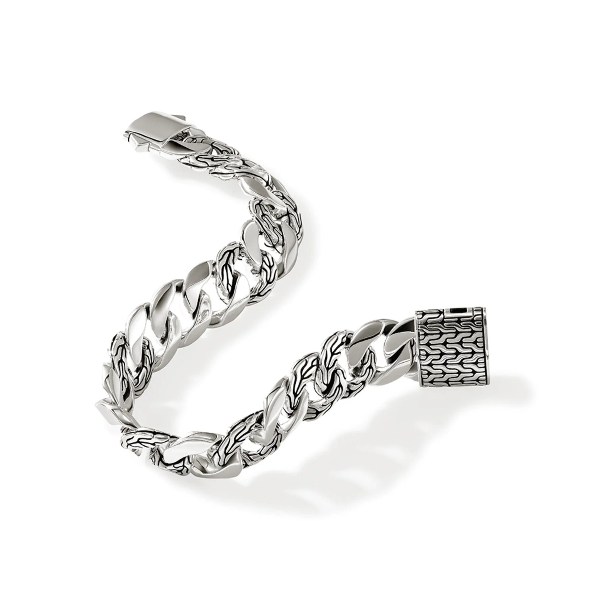 Curb Bracelet, Sterling Silver, 14MM|BU901237 - Image 3
