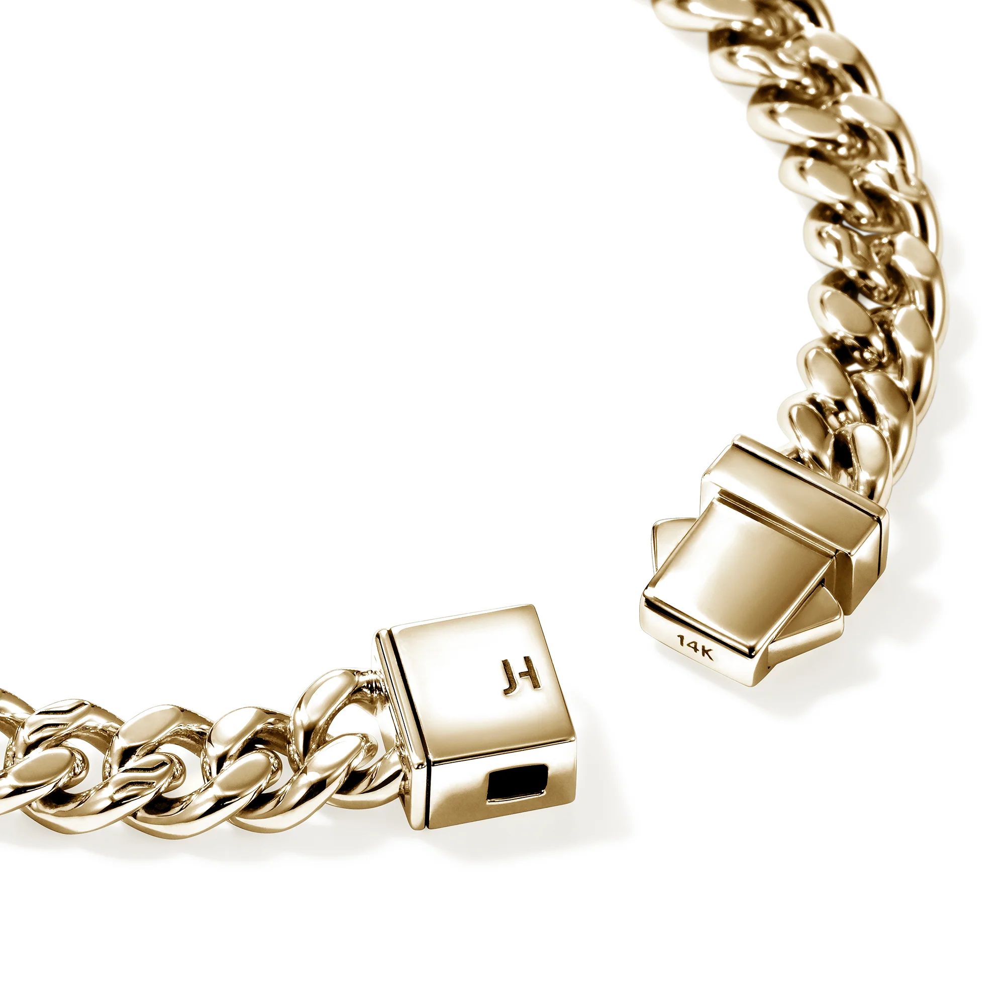 Curb Chain Bracelet, Gold, 7MM|BUGG98816 - Image 2