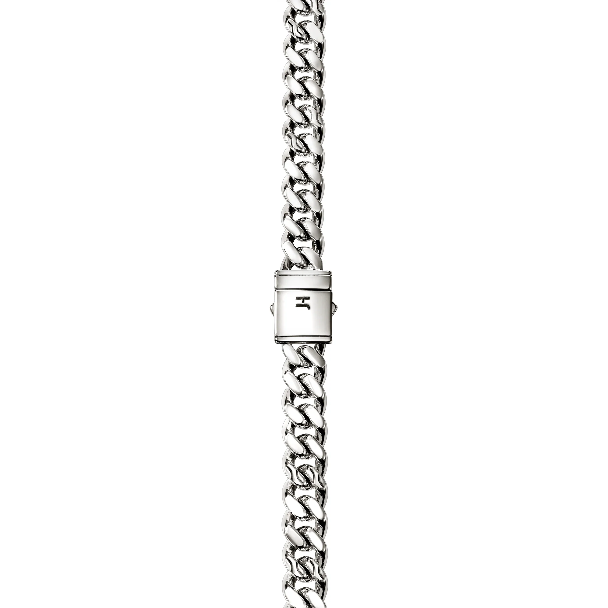 Curb Chain Necklace, Sterling Silver, 7MM|NM98813 - Image 2