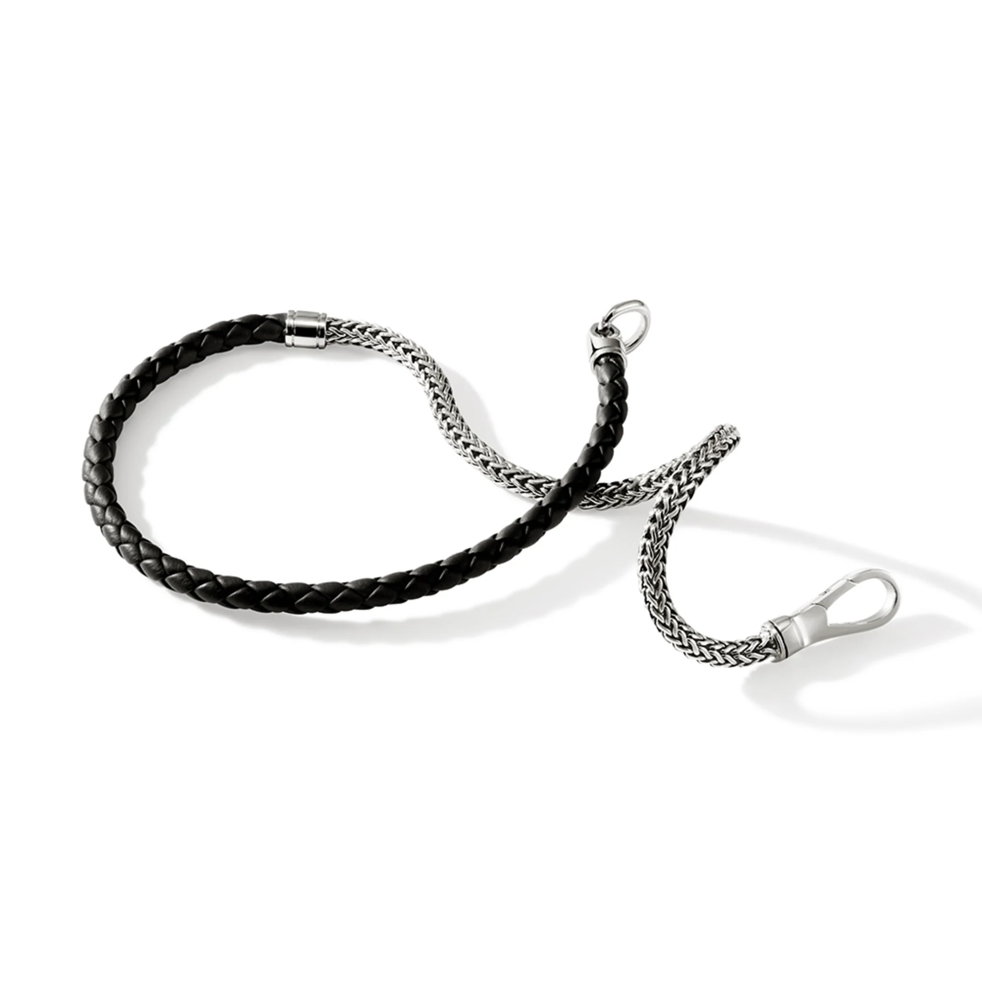 Double Wrap, Silver, Leather, 4.5MM|BU901254BL - Image 3
