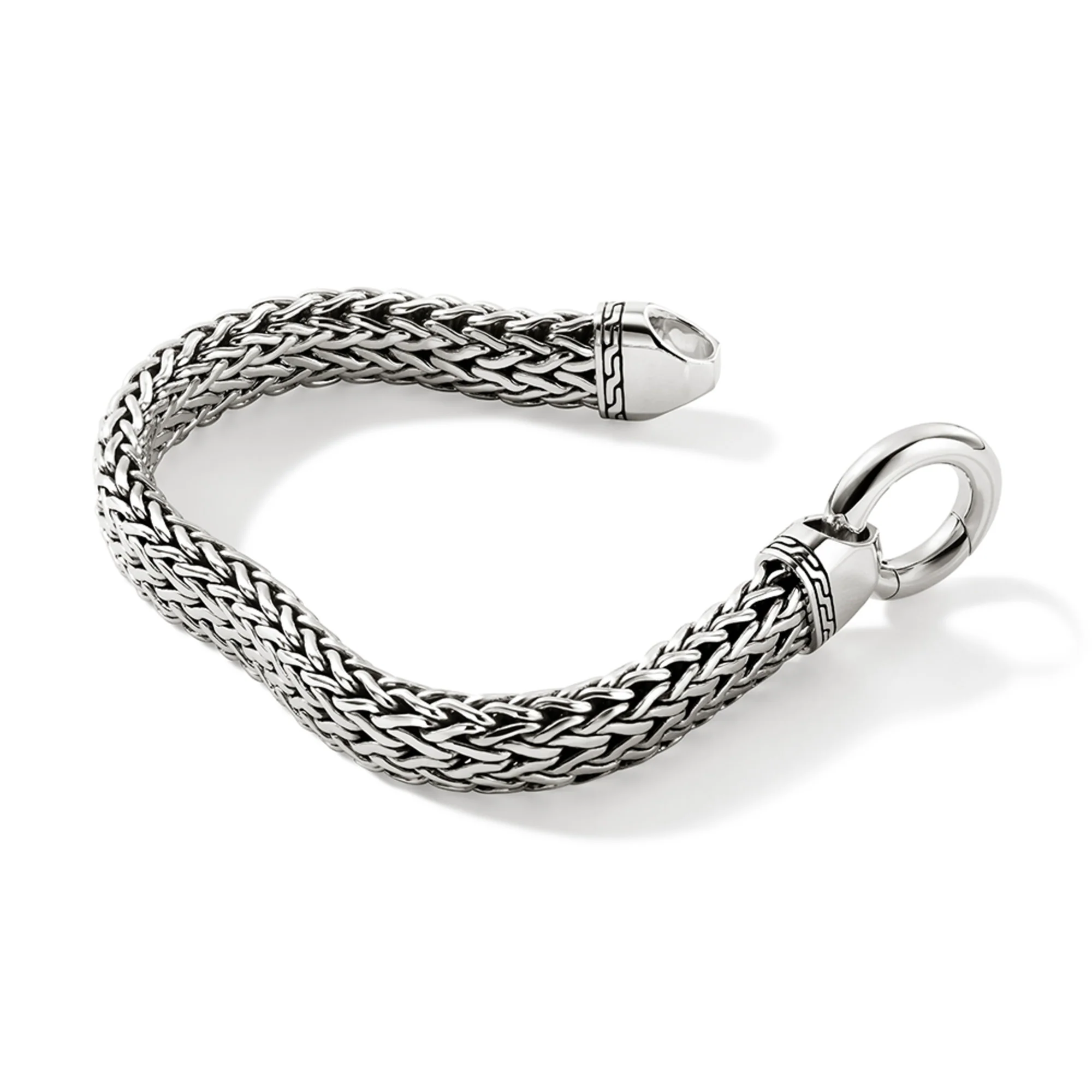 Flat Chain Bracelet, Sterling Silver, 11MM|BU901184 - Image 3