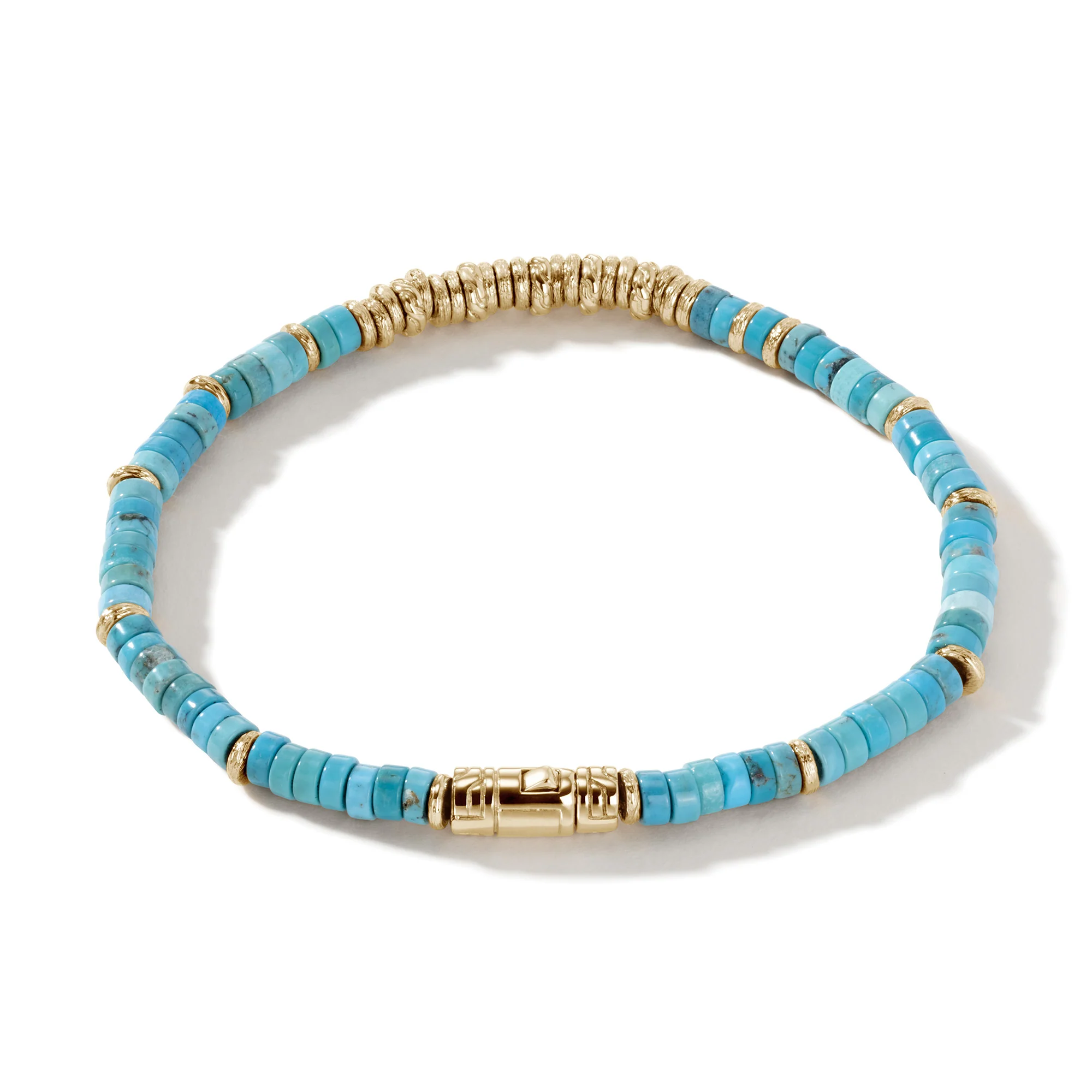 Heishi Bracelet, Gold, Hardstones|BUGGS900984TQ - Image 4