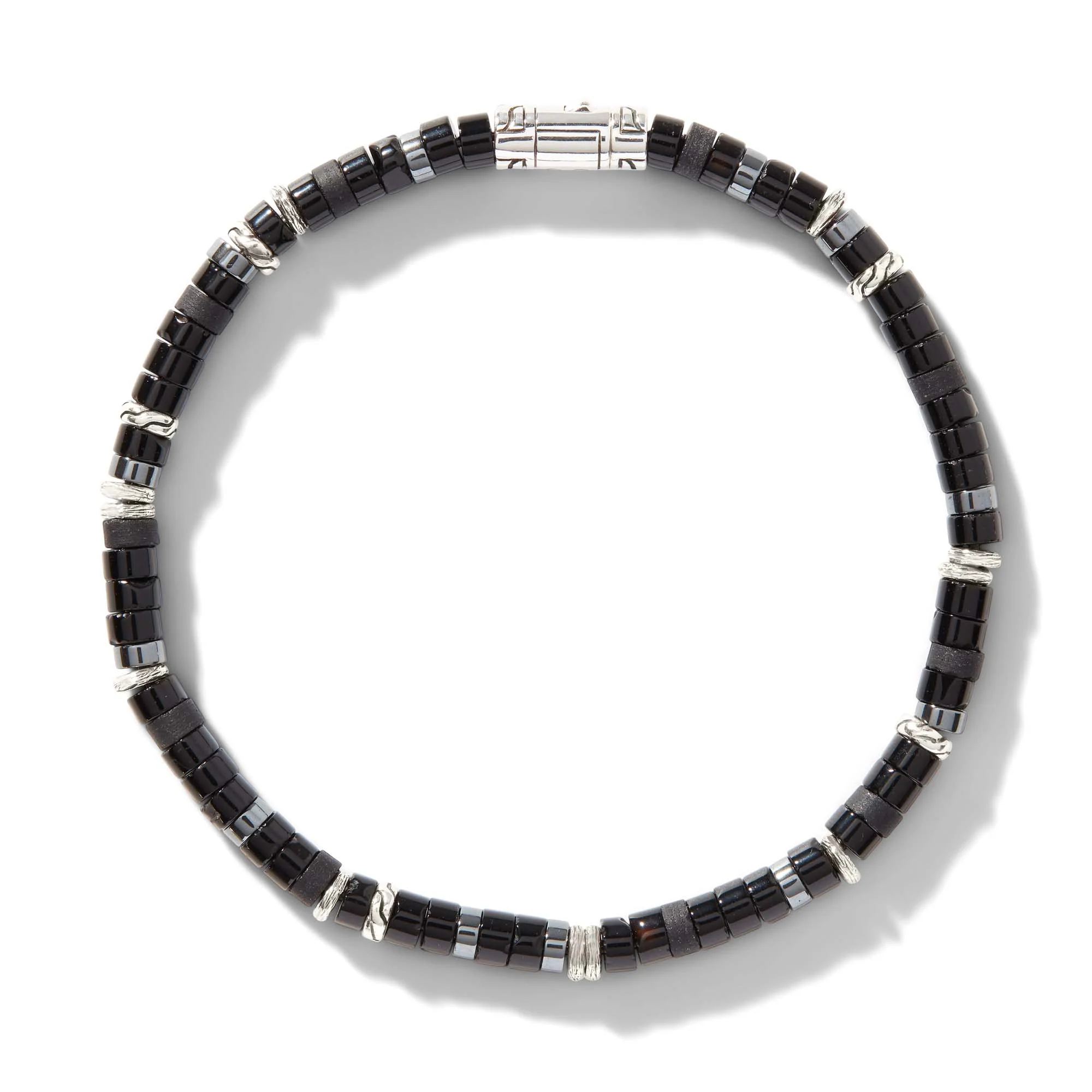 Heishi Bracelet, Sterling Silver, Hardstones|BUS900698BONHE - Image 3