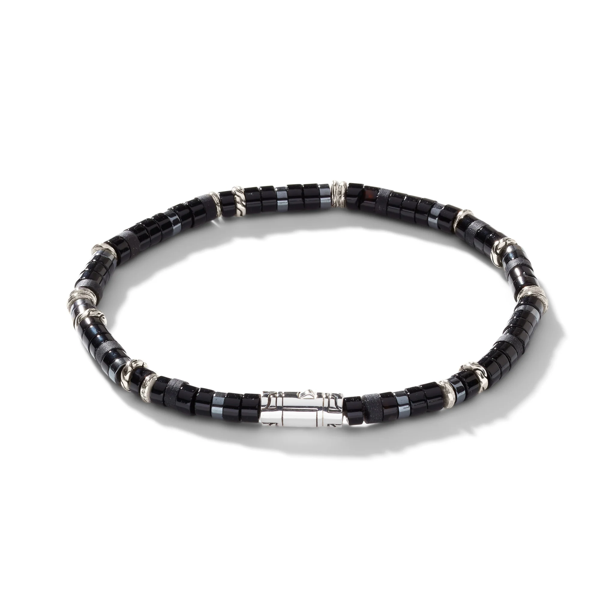 Heishi Bracelet, Sterling Silver, Hardstones|BUS900698BONHE - Image 4