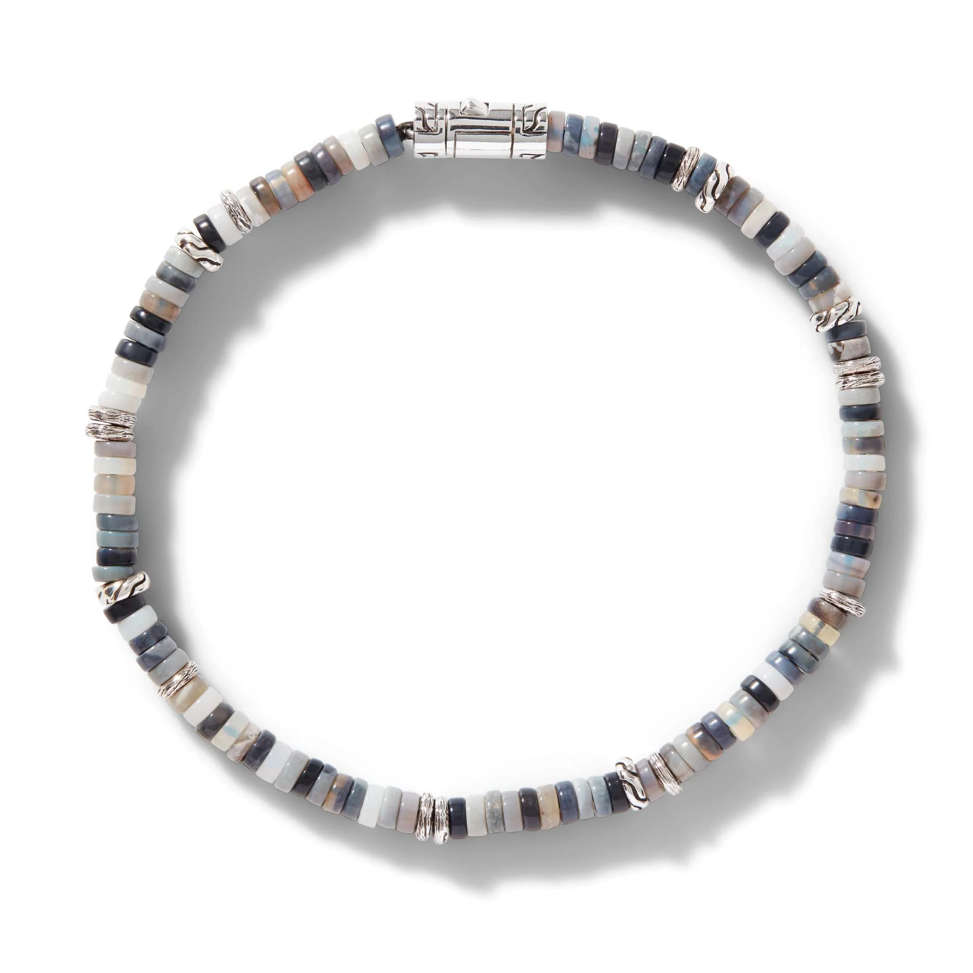 Heishi Bracelet, Sterling Silver, Hardstones|BUS900698OP - Image 3