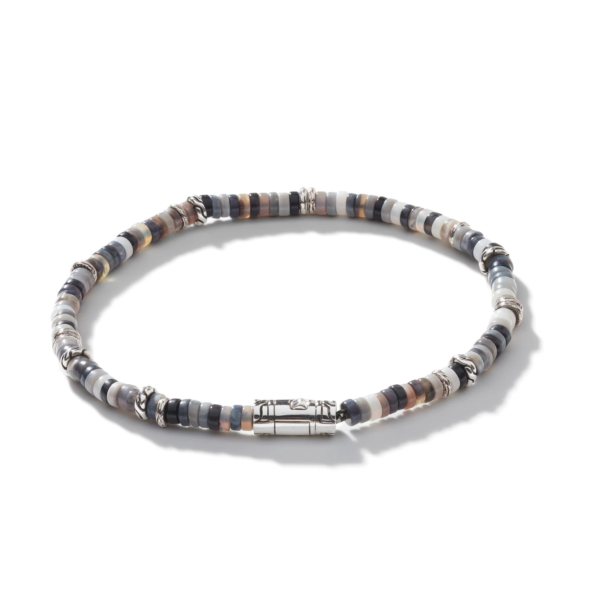 Heishi Bracelet, Sterling Silver, Hardstones|BUS900698OP - Image 4