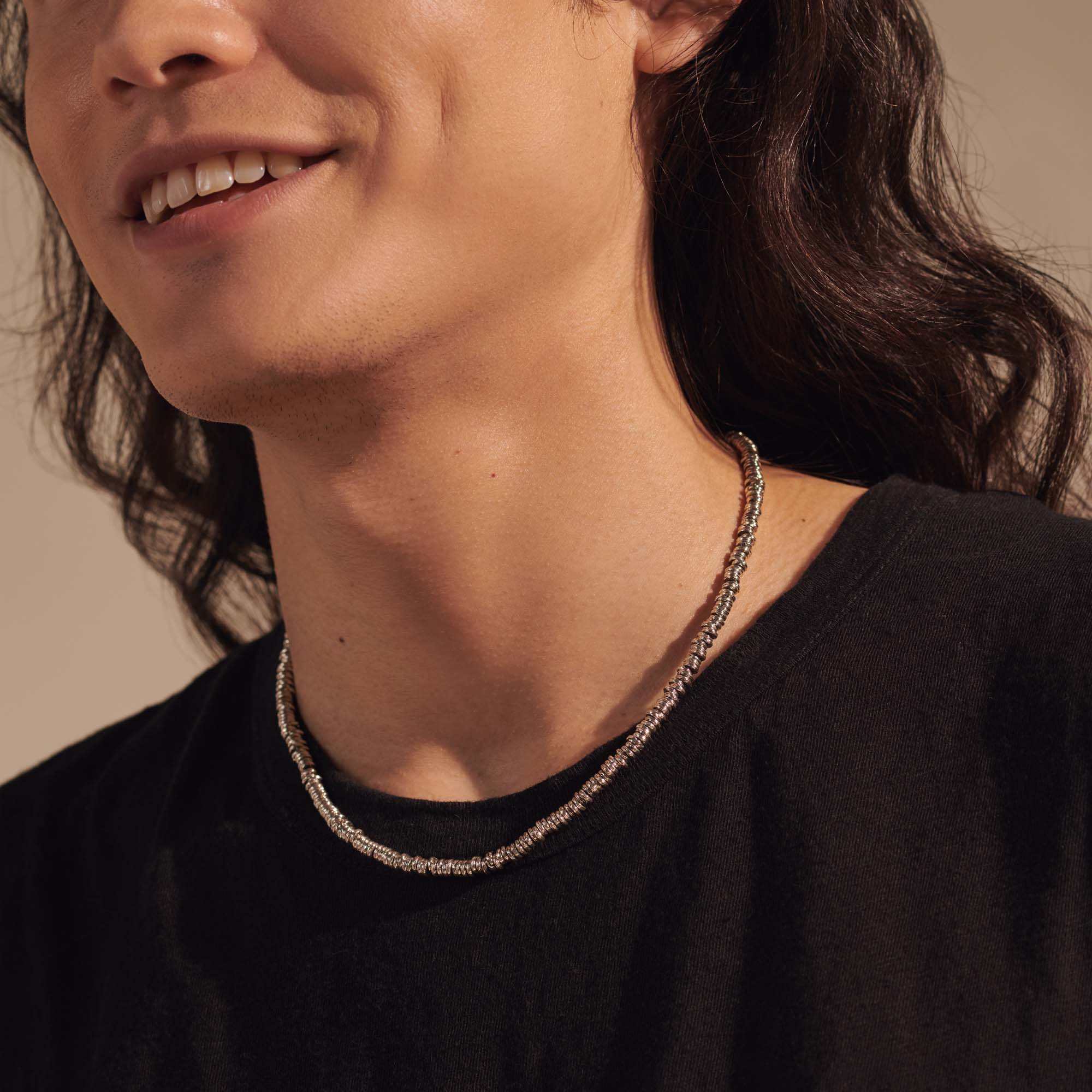 Heishi Necklace, Sterling Silver|NM900699 - Image 5