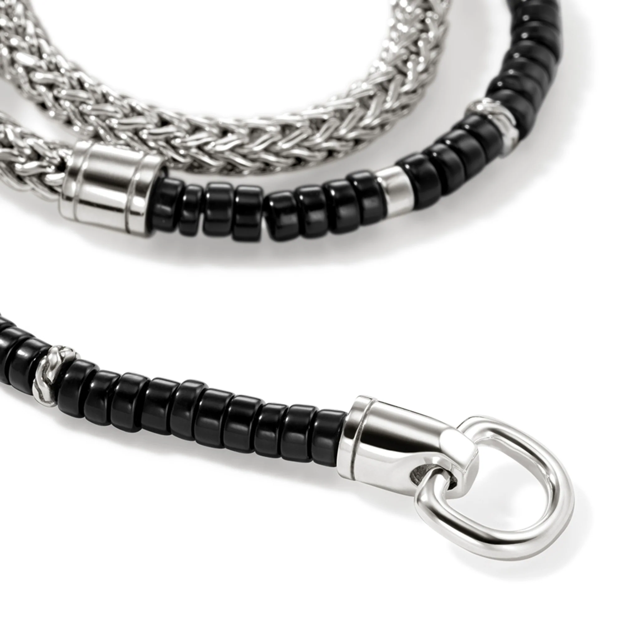 Heishi Chain Wrap, Sterling Silver, Hardstones|BUS9012551BON - Image 2