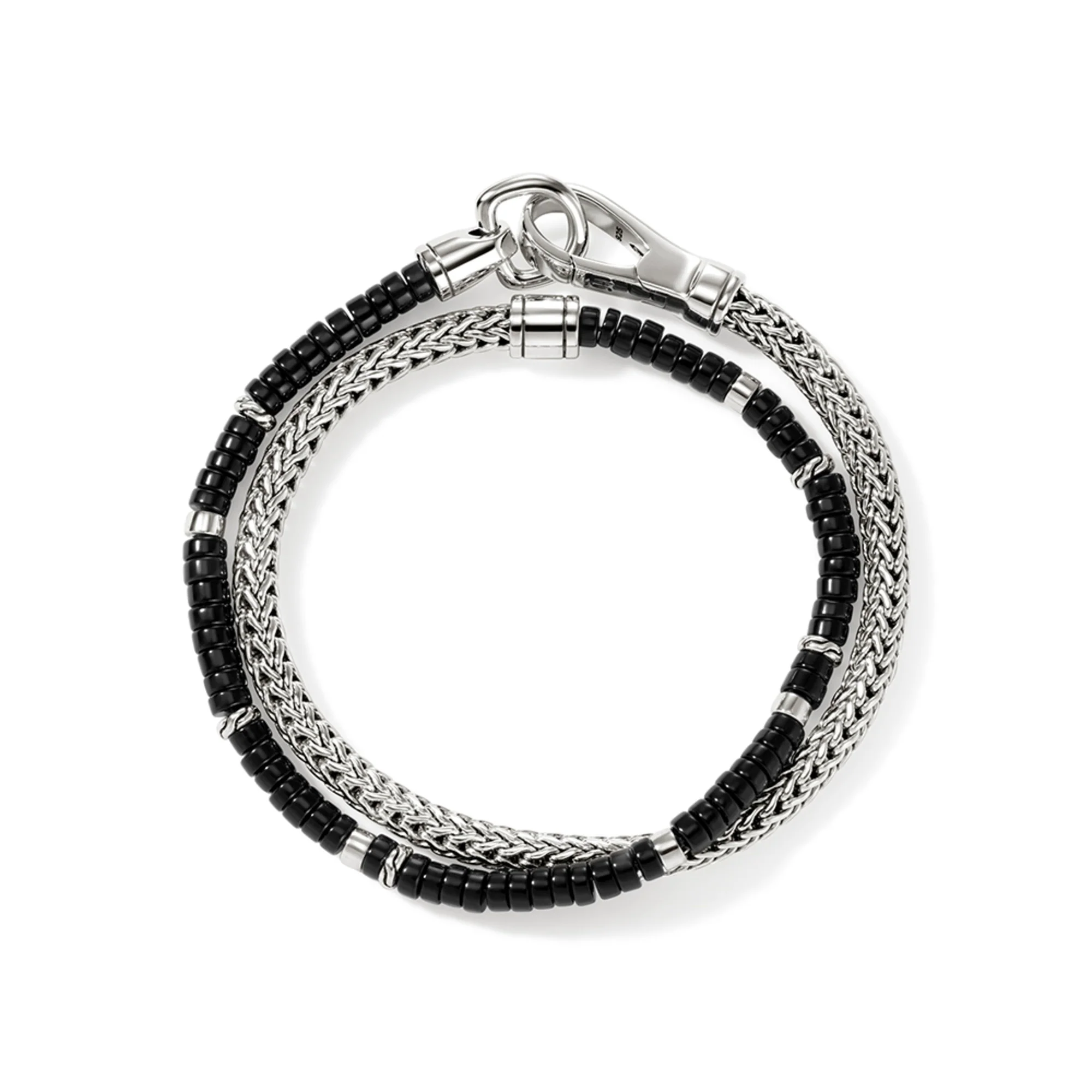 Heishi Chain Wrap, Sterling Silver, Hardstones|BUS9012551BON - Image 5