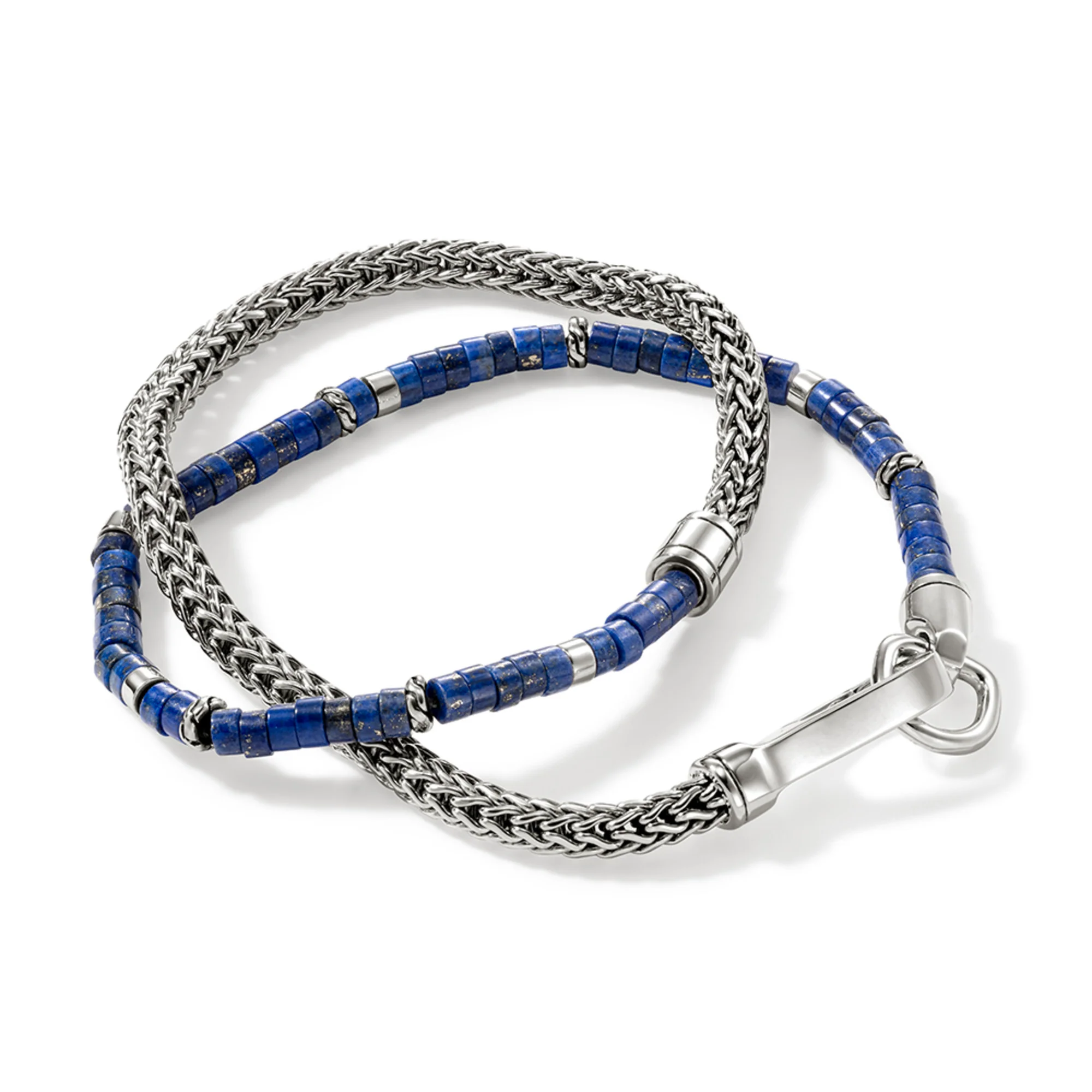 Heishi Chain Wrap, Sterling Silver, Hardstones|BUS9012551LPZ - Image 3