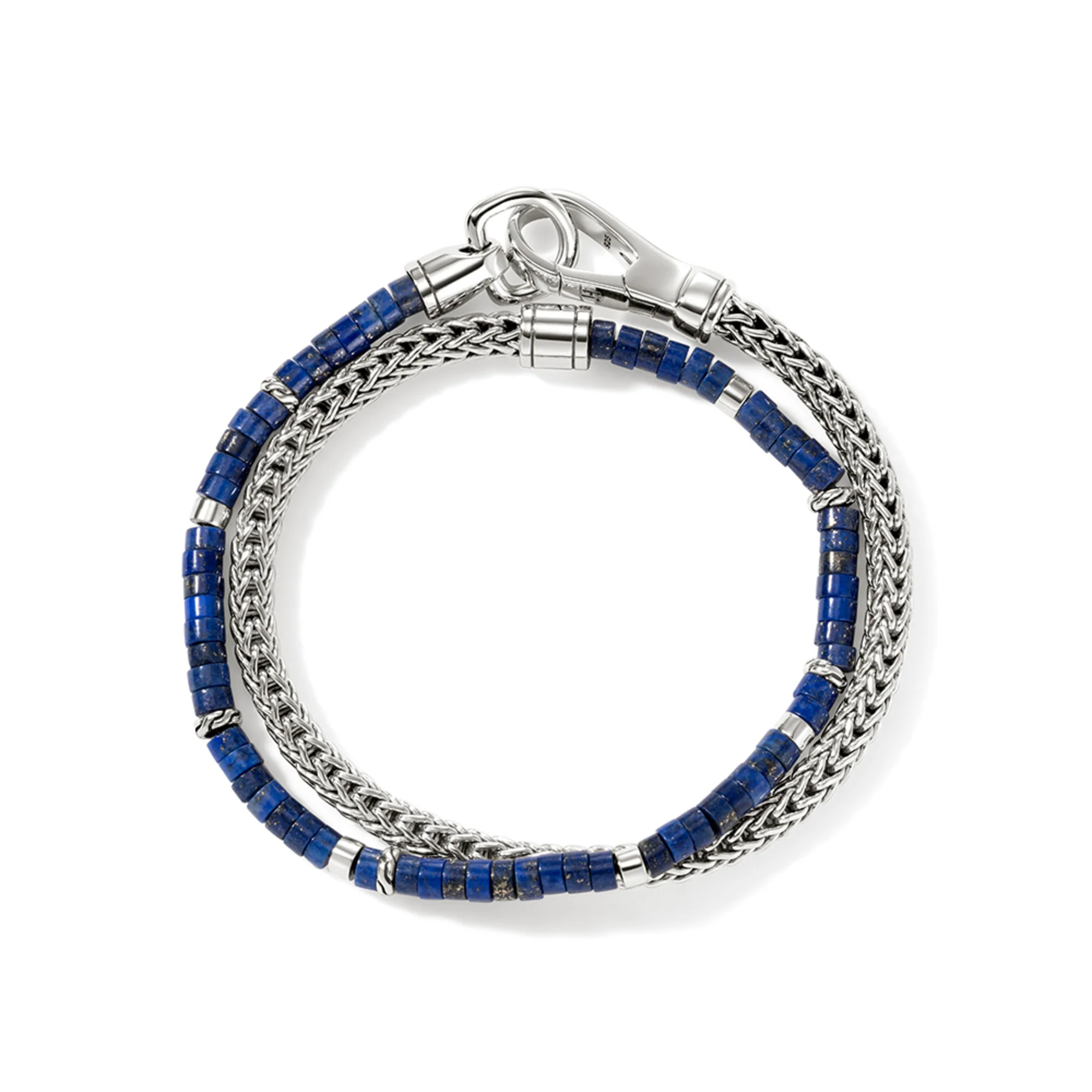 Heishi Chain Wrap, Sterling Silver, Hardstones|BUS9012551LPZ - Image 5