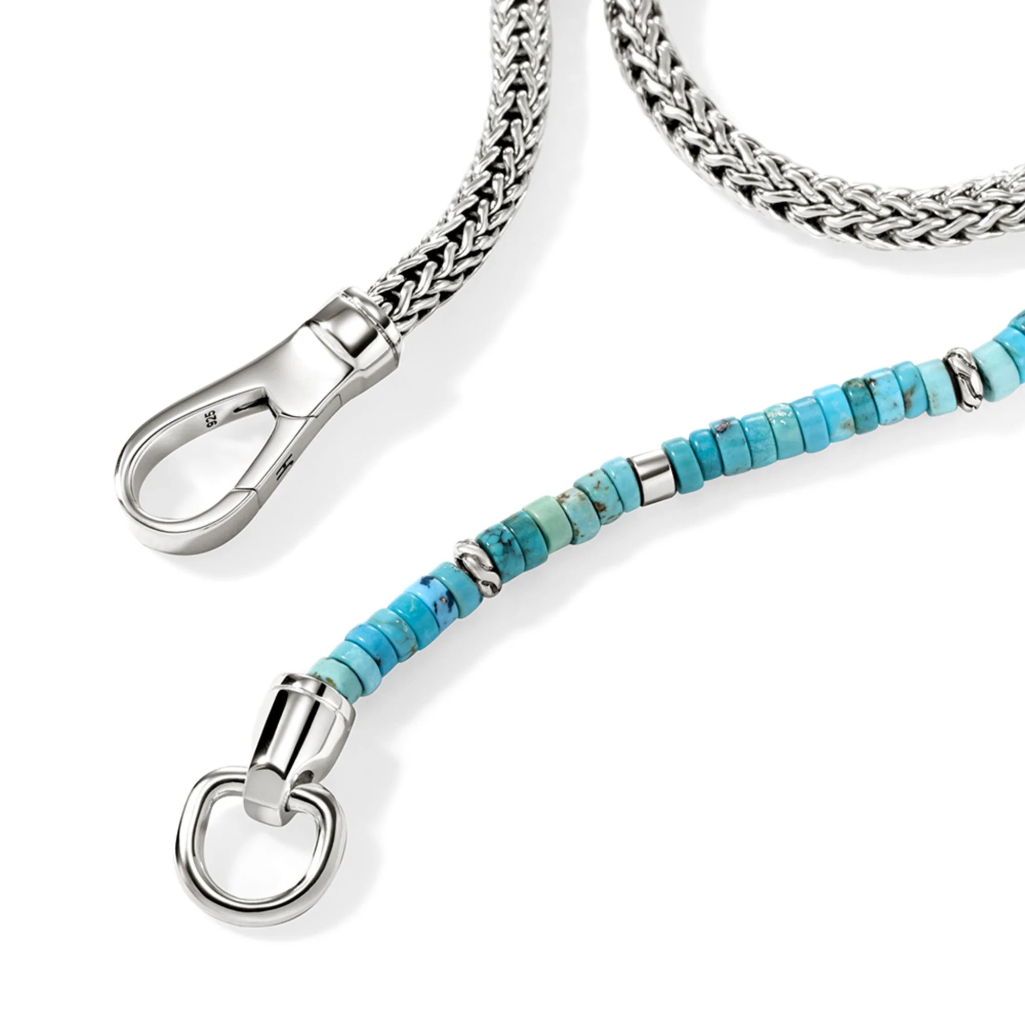 Heishi Chain Wrap, Sterling Silver, Hardstones|BUS9012551TQ - Image 2