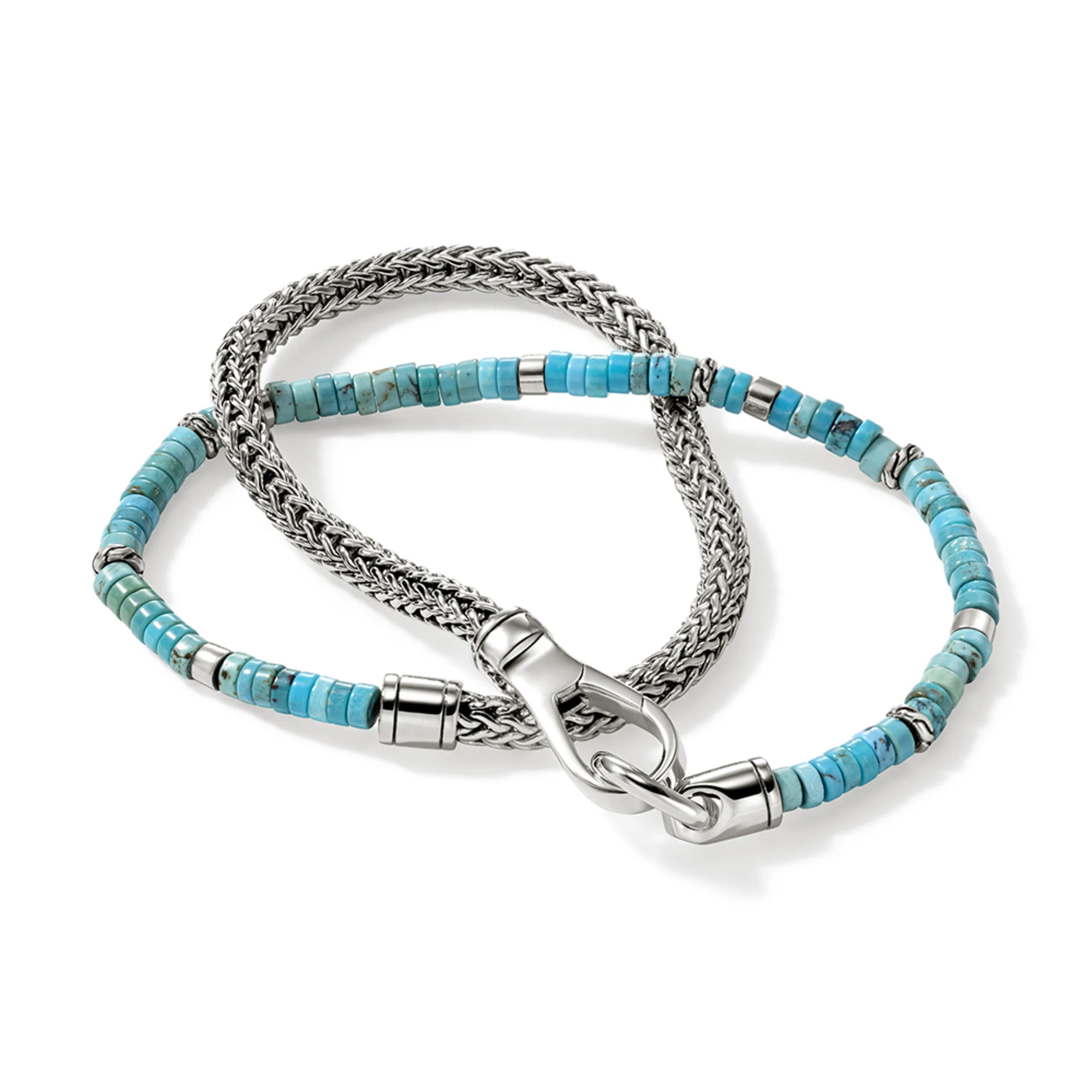 Heishi Chain Wrap, Sterling Silver, Hardstones|BUS9012551TQ - Image 3