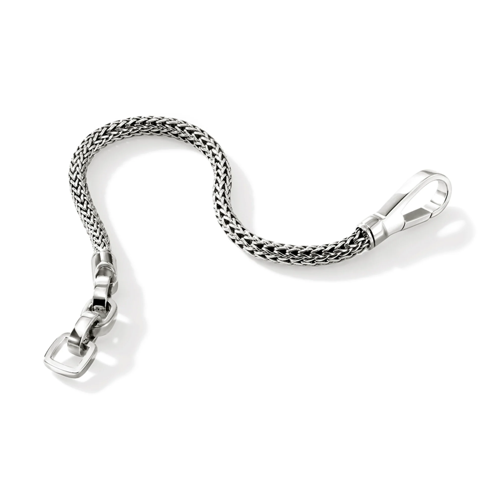 Hook Clasp Bracelet, Sterling Silver, 5MM|BU901240 - Image 3