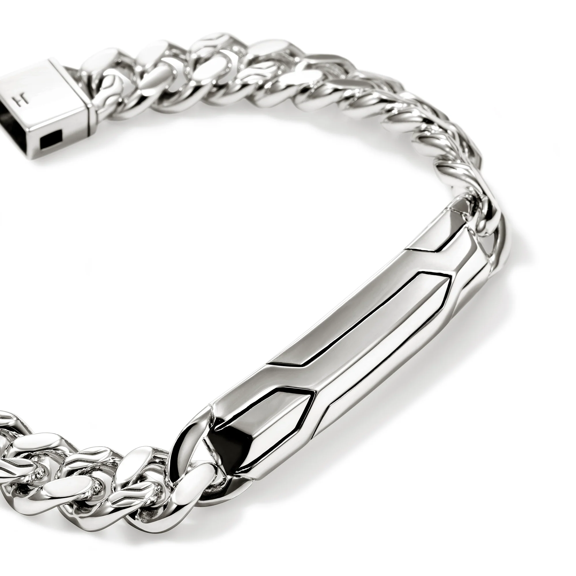 Icon 50 Curb Bracelet, Sterling Silver, 11MM|BU98743 - Image 2