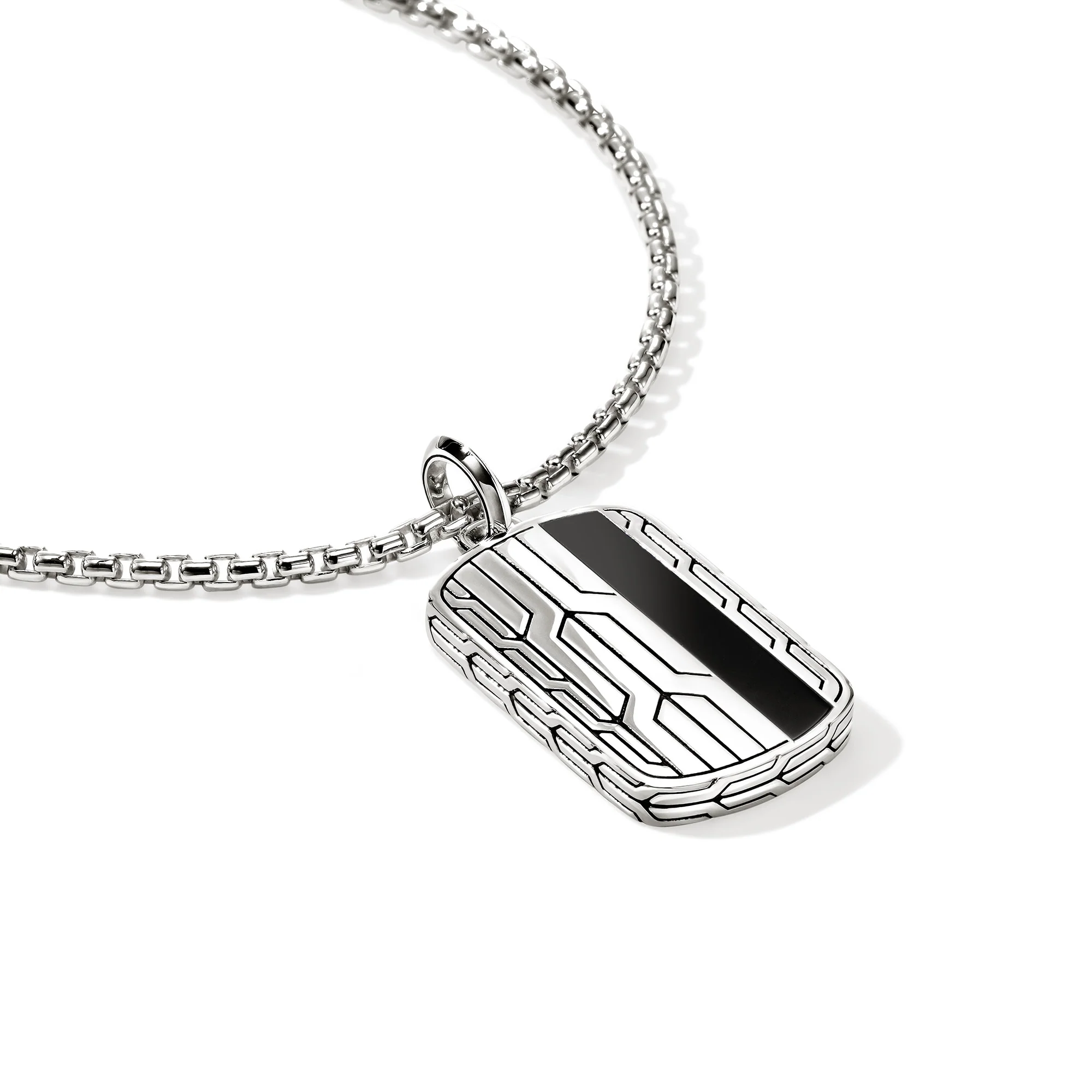 Icon 50 Pendant, Sterling Silver, Black Onyx|HMS989881BON - Image 2