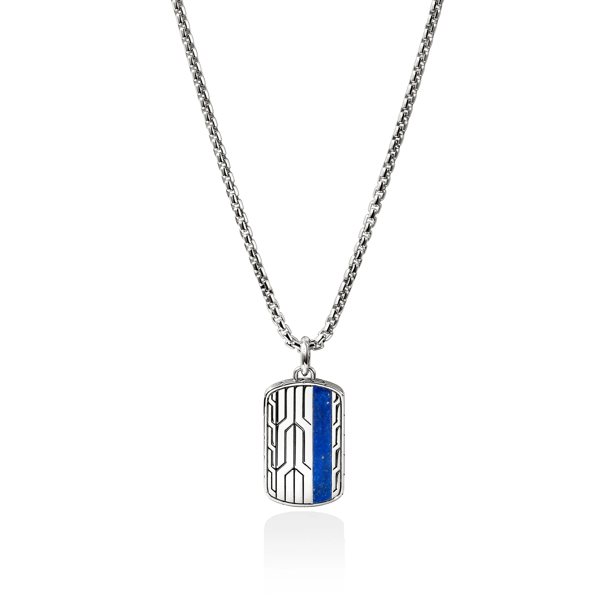 Icon 50 Pendant, Sterling Silver, Lapis Lazuli|HMS989881LPZ - Image 3