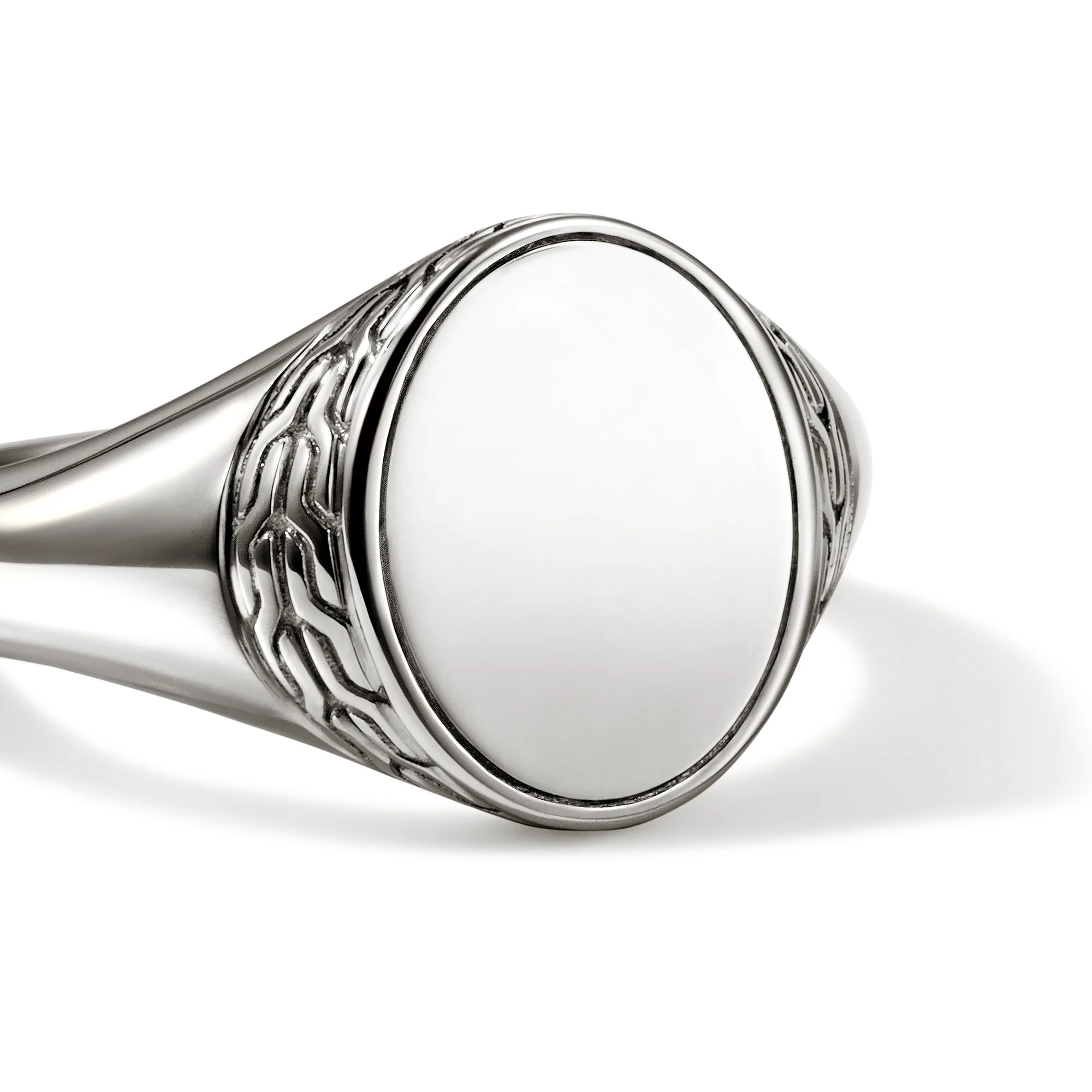 Icon 50 Signet Ring, Sterling Silver|RB98884 - Image 2
