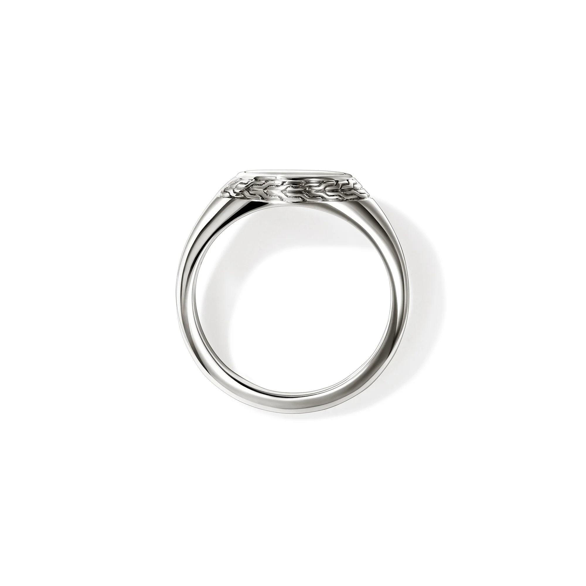 Icon 50 Signet Ring, Sterling Silver|RB98884 - Image 4